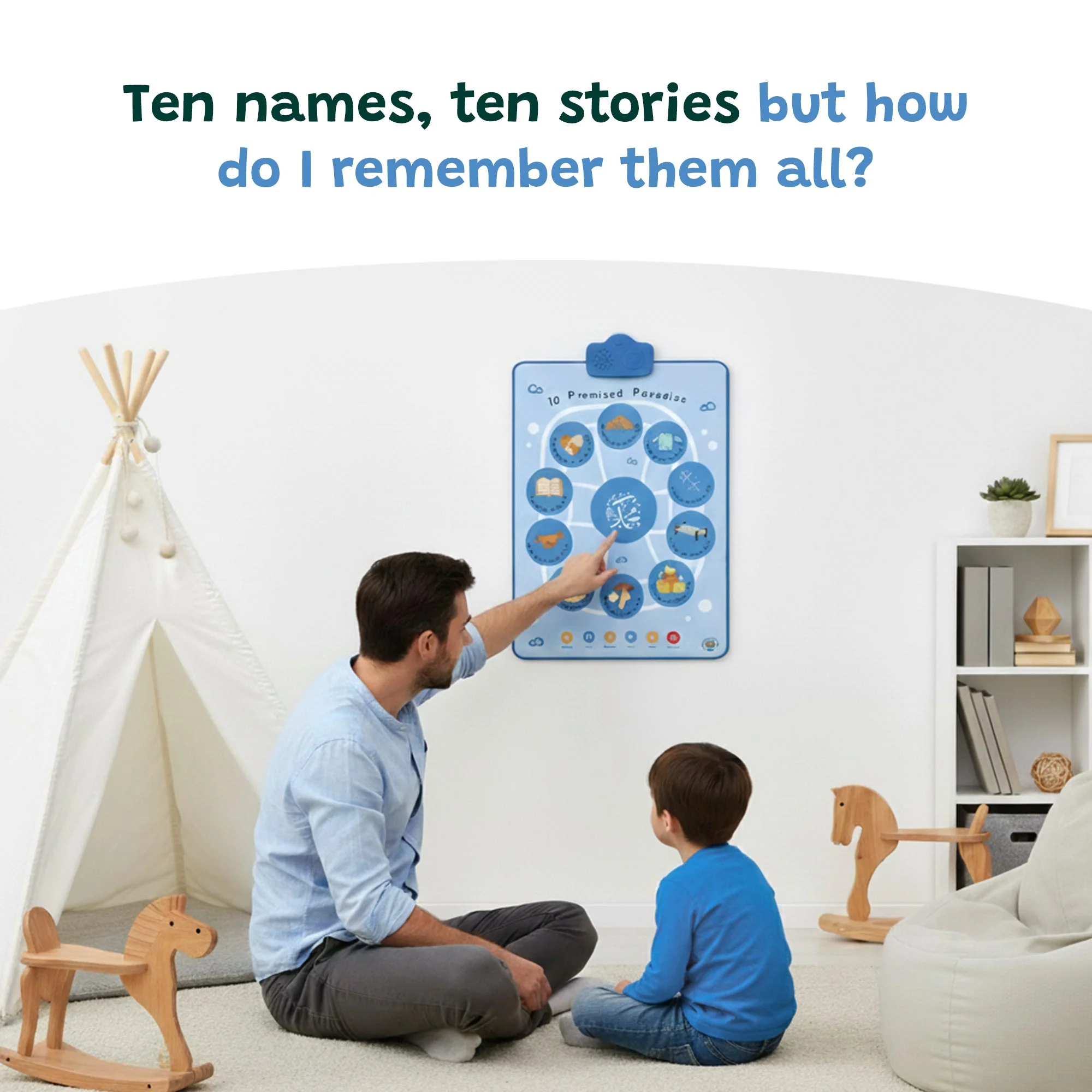10 Promised Paradise Interactive Islamic Wall Art & Talking Sound Poster - by My Salah Mat - Image 3
