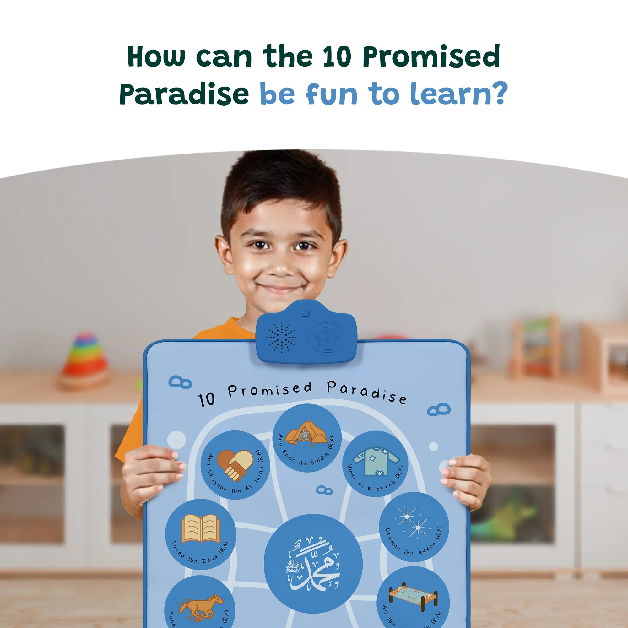 10 Promised Paradise Interactive Islamic Wall Art & Talking Sound Poster - by My Salah Mat - Image 5