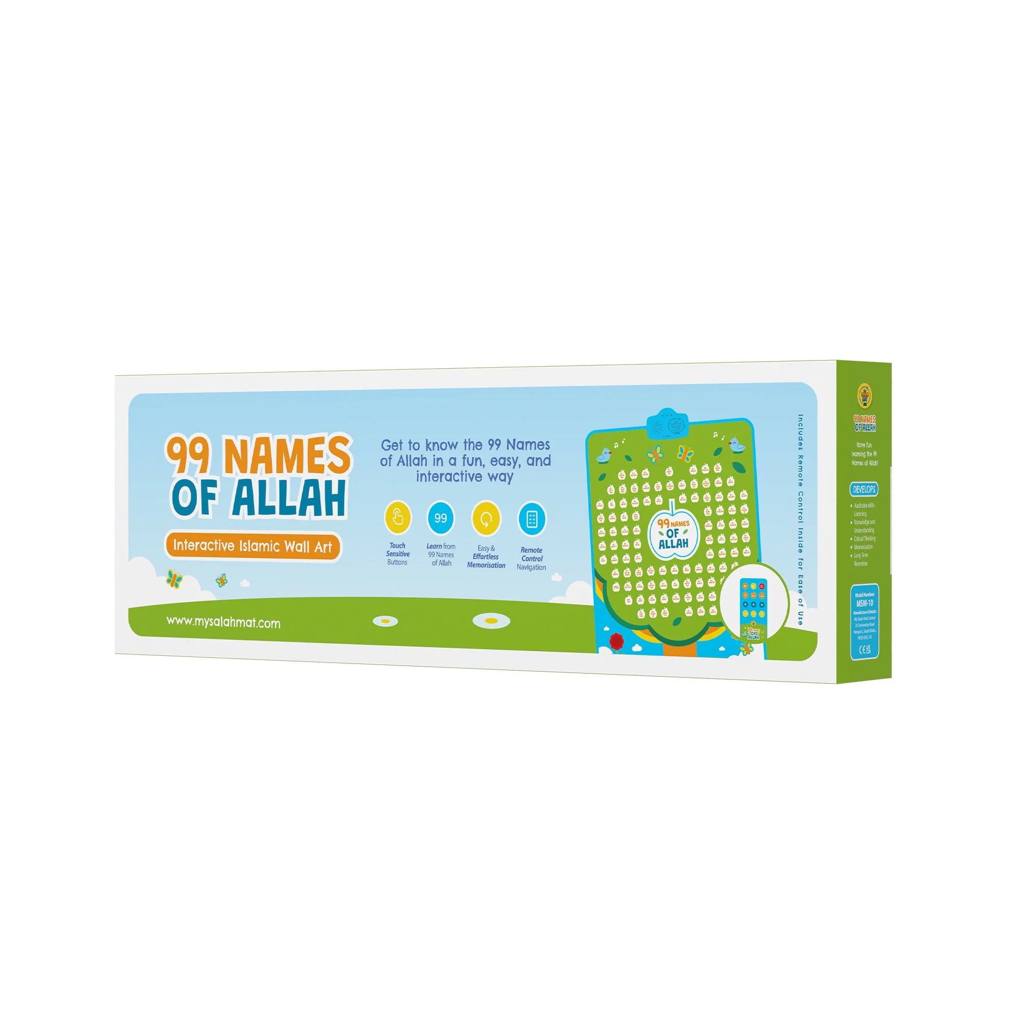 99 Names of Allah Interactive Islamic Wall Art – Talking Sound Poster by My Salah Mat - Image 4