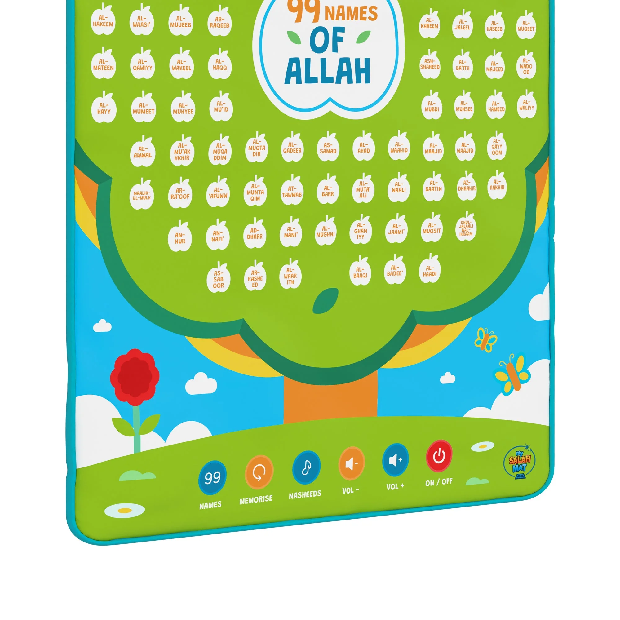99 Names of Allah Interactive Islamic Wall Art – Talking Sound Poster by My Salah Mat - Image 9