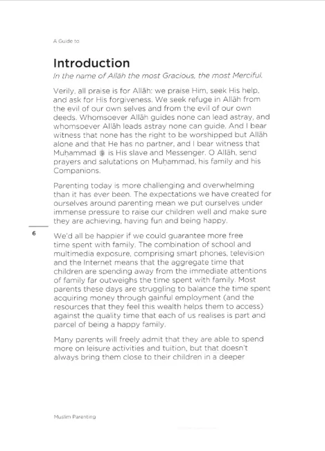 A Guide to Muslim Parenting: Concise, Convenient Tips to Help Prepare the Leaders of Tomorrow - Image 2