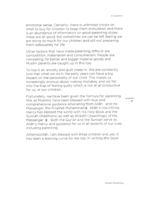 A Guide to Muslim Parenting: Concise, Convenient Tips to Help Prepare the Leaders of Tomorrow - Image 3