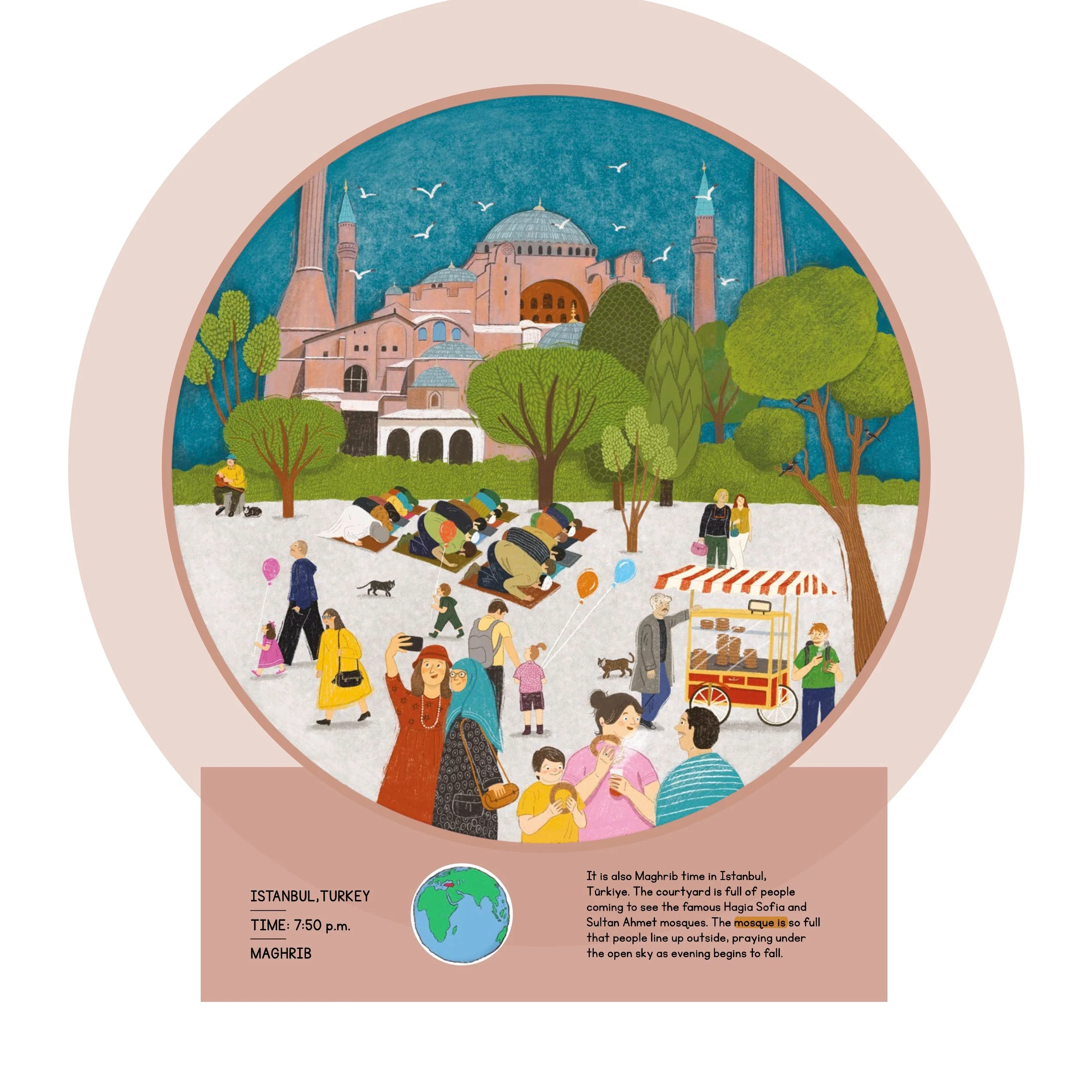 A World Always Praying | Islamic Children's Book - Image 3