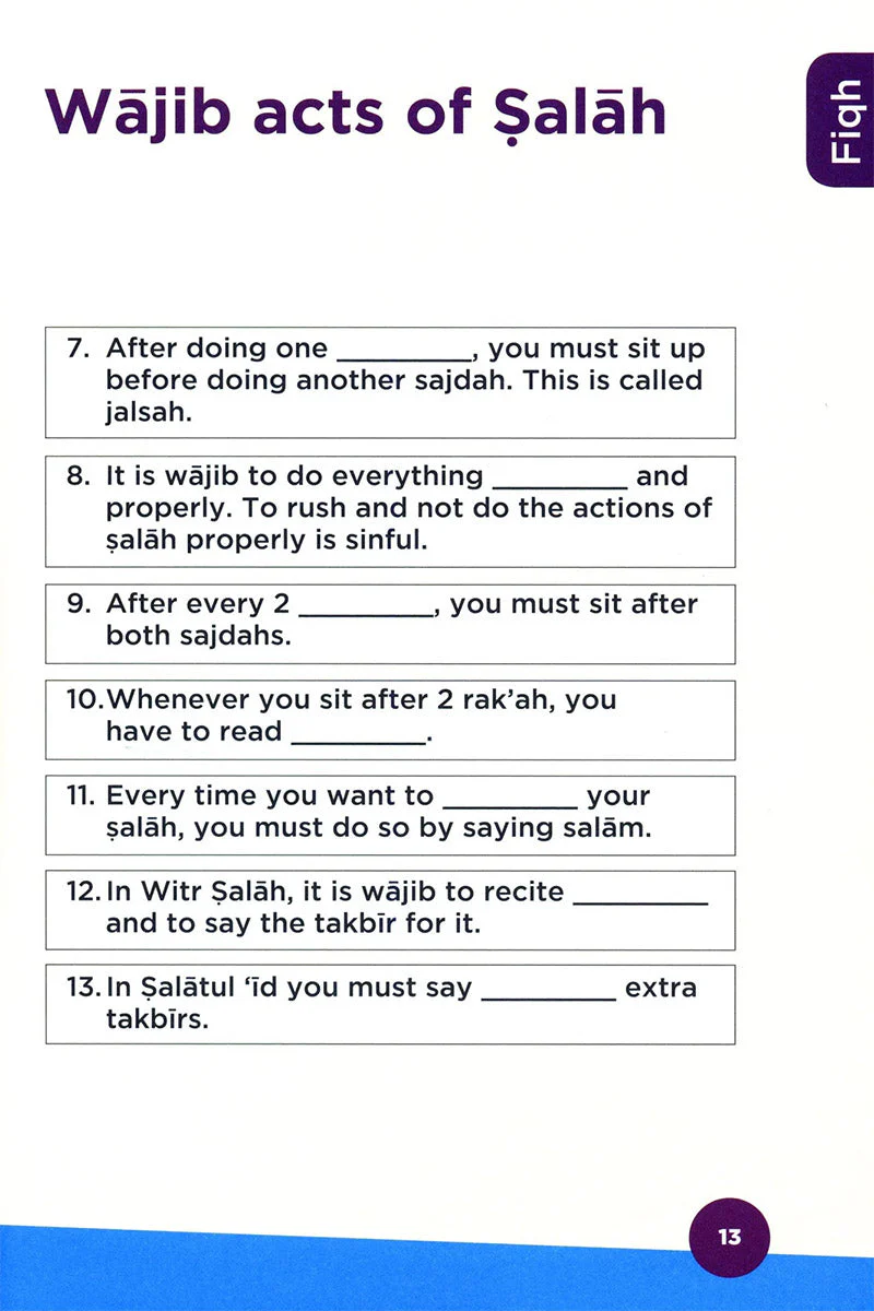 An Nasihah Islamic Curriculum - Workbook 4 - Image 7