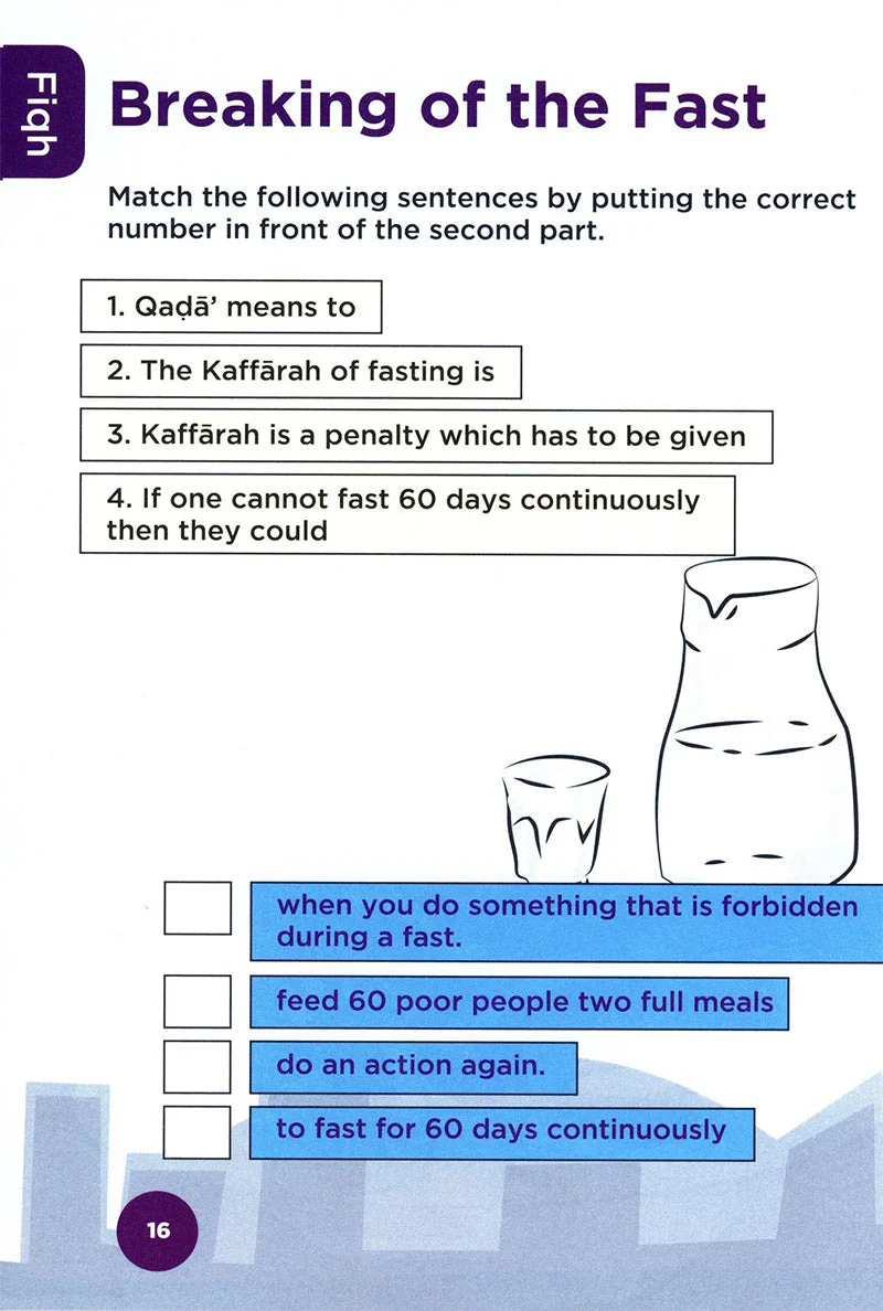 An Nasihah Islamic Curriculum - Workbook 4 - Image 8