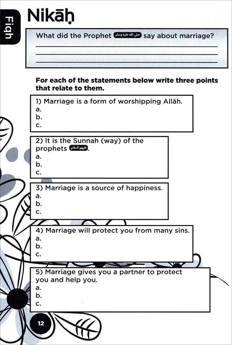 An Nasihah Islamic Curriculum - Workbook 8 - Image 4