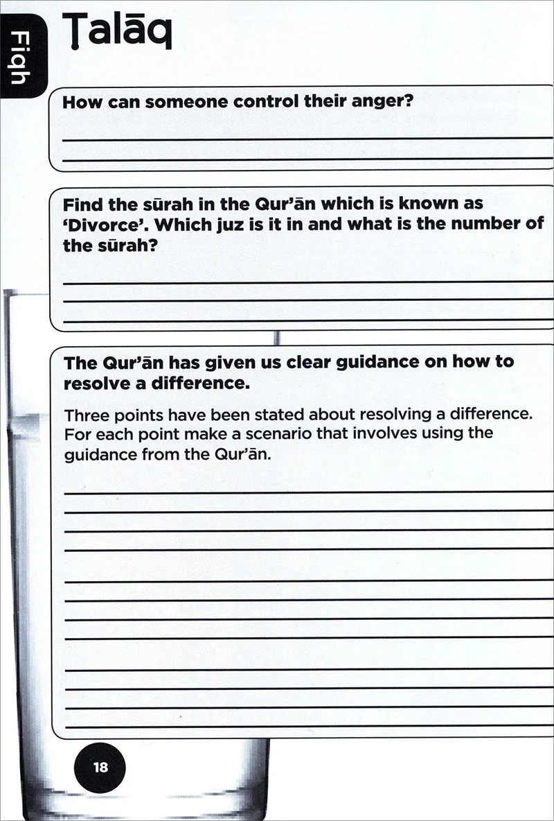 An Nasihah Islamic Curriculum - Workbook 8 - Image 6