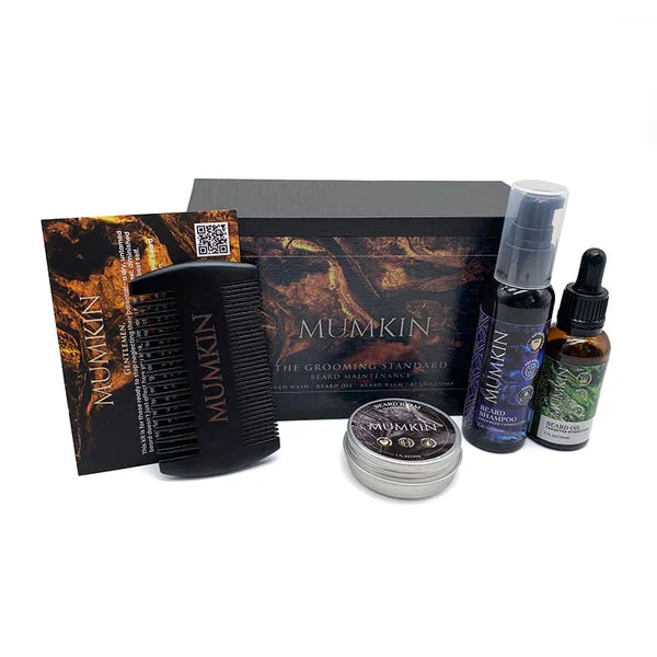 Beard Grooming Kit with Gift Box for Men - MUMKIN