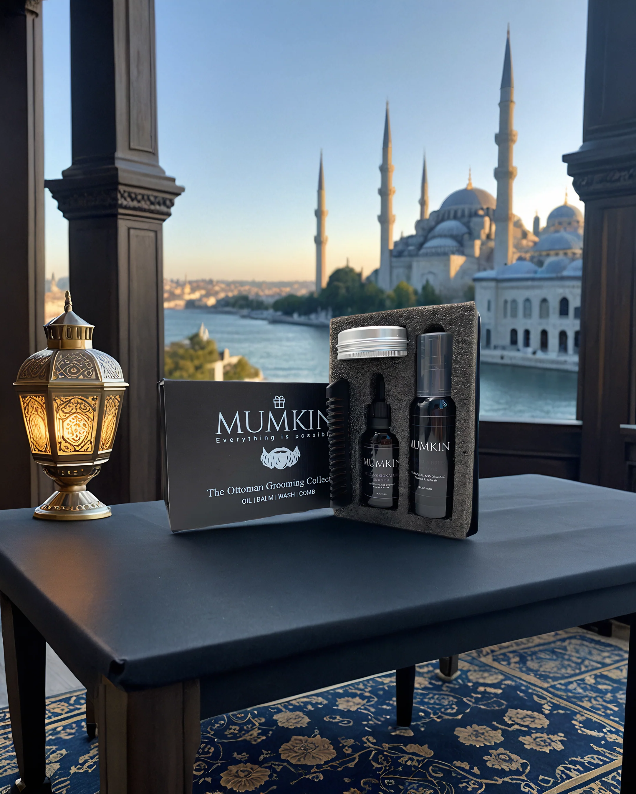 Beard Grooming Kit with Gift Box for Men - MUMKIN - Image 4