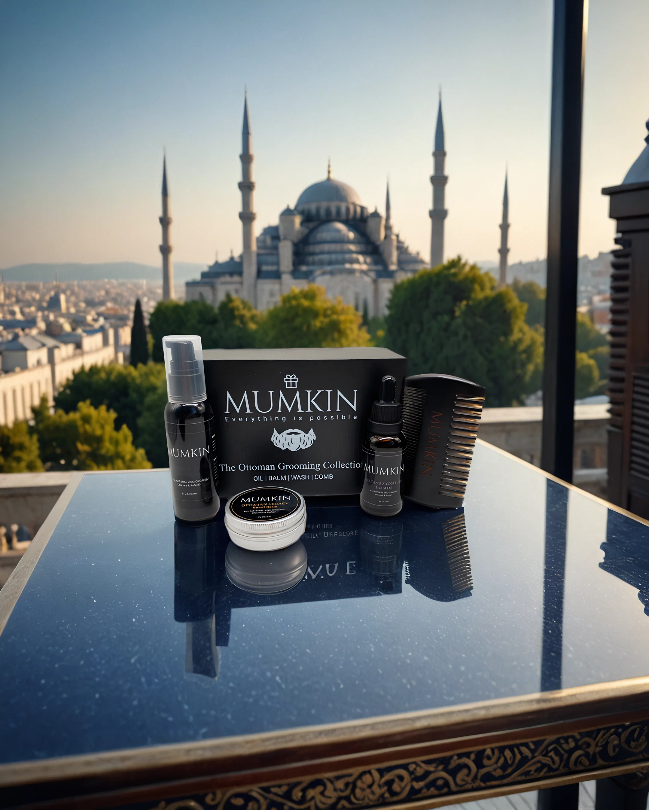 Beard Grooming Kit with Gift Box for Men - MUMKIN - Image 6