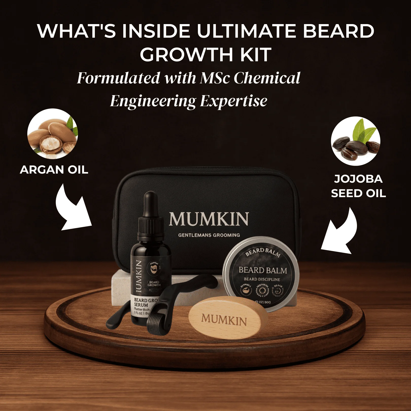 Beard Growth Kit for Men MUMKIN - Image 2