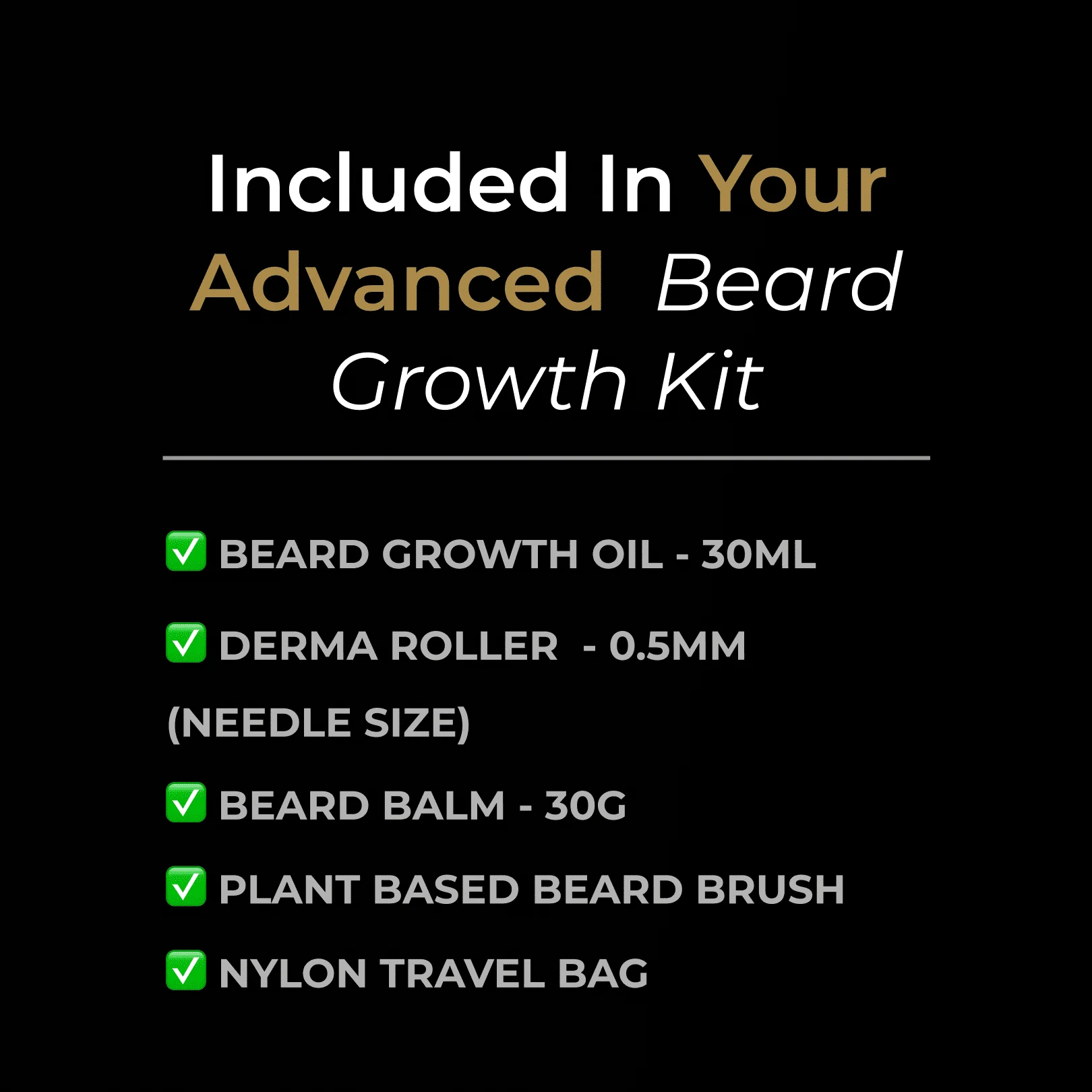 Beard Growth Kit for Men MUMKIN - Image 3