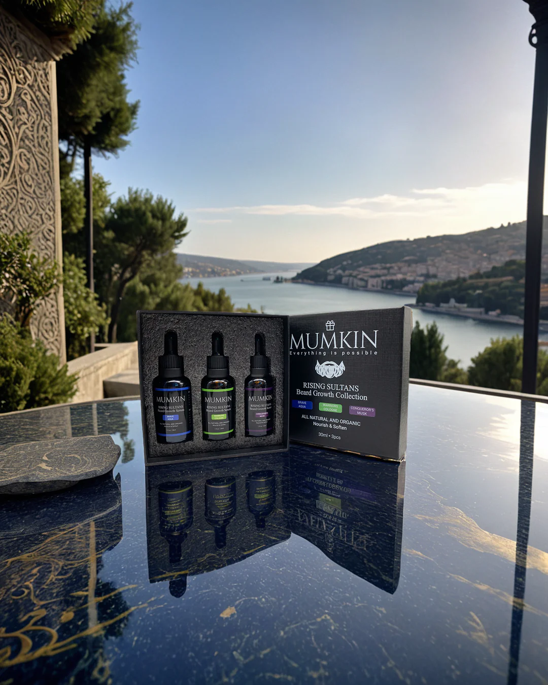 Beard Growth Kit with 3 Beard Growth Oils for Men | MUMKIN - Image 5