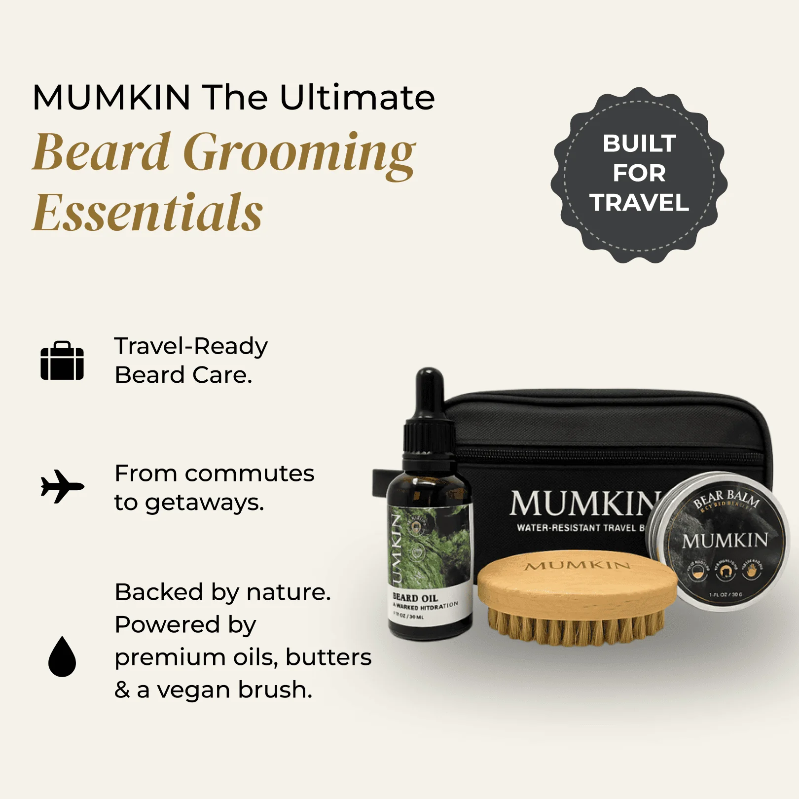 Beard Kit – Complete Beard Care & Travel Grooming Set | MUMKIN - Image 6