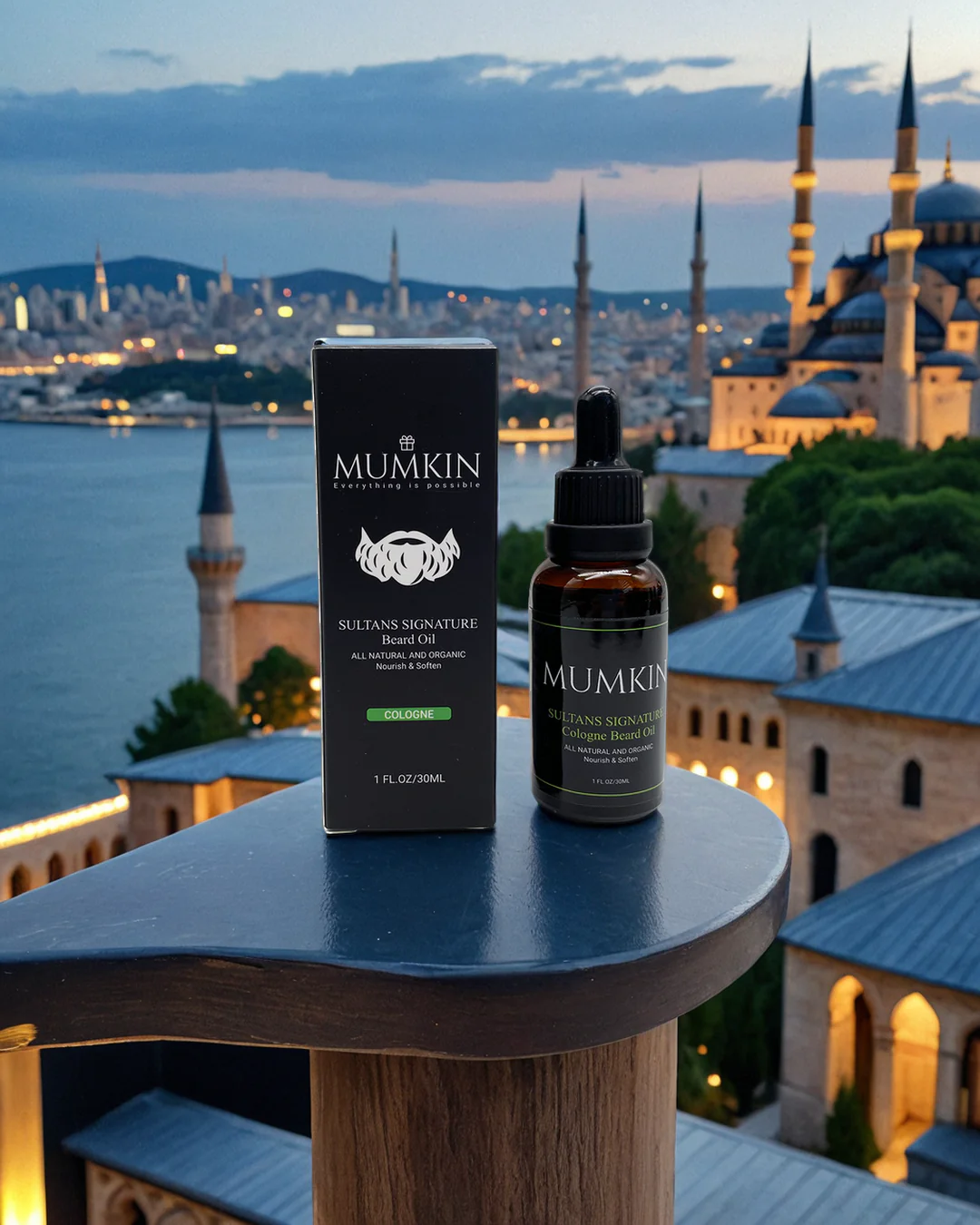 Beard Oil with Cologne Fragrance for Men - 30ml  | MUMKIN - Image 2