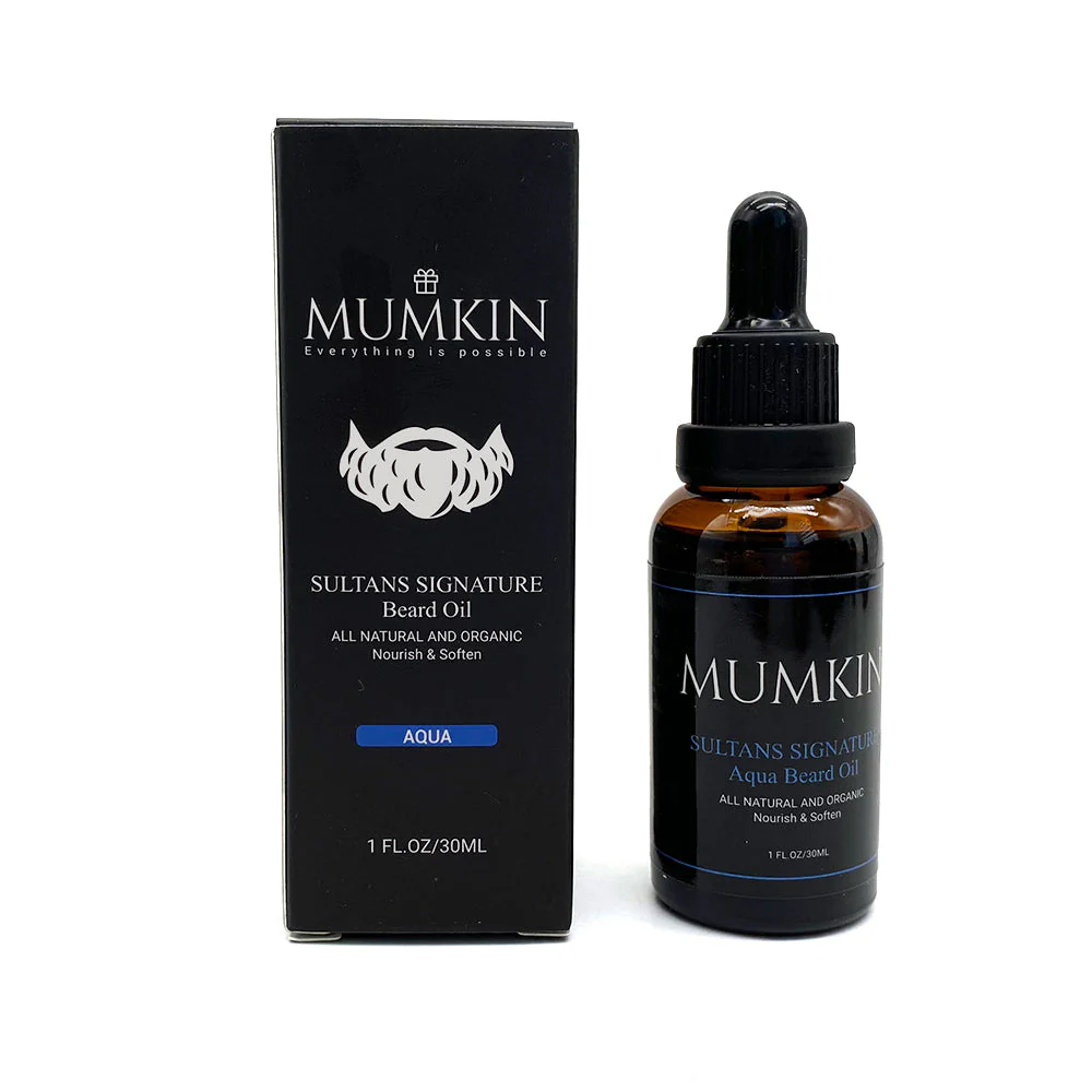 Beard Oil with Aqua Fragrance for Men - 30ml | MUMKIN