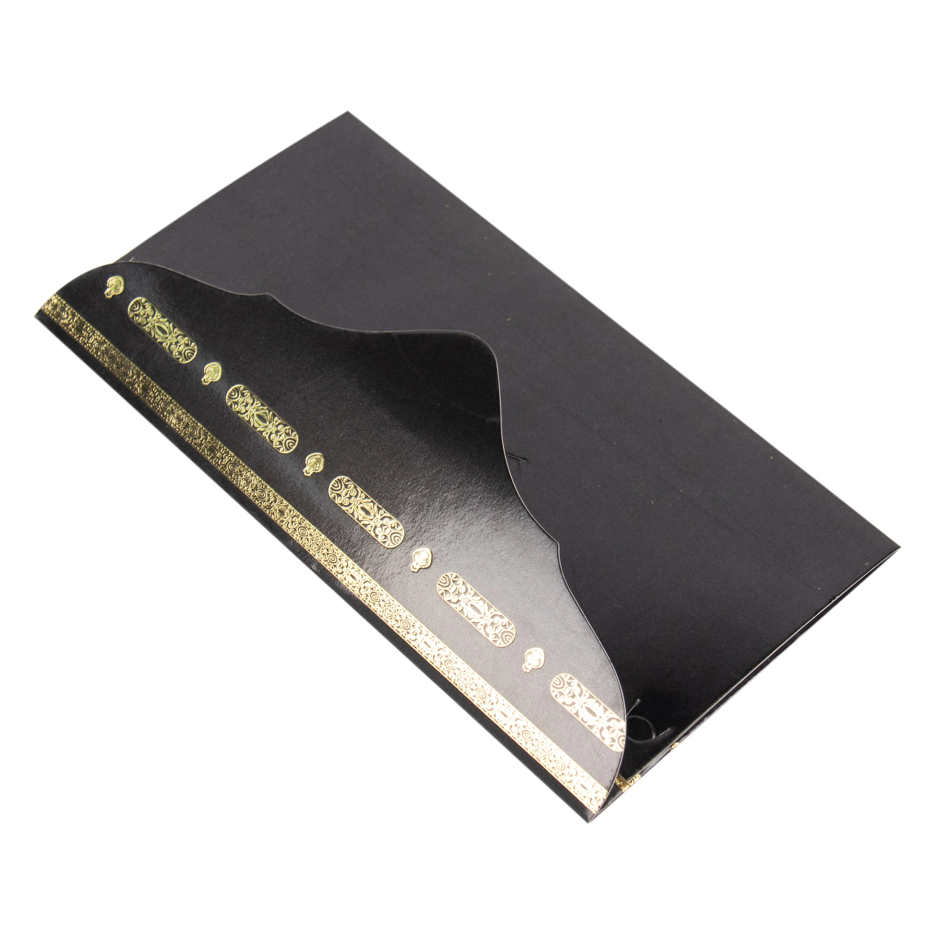 Black And Gold Umrah Mubarak Paper Money Envelope - Image 2