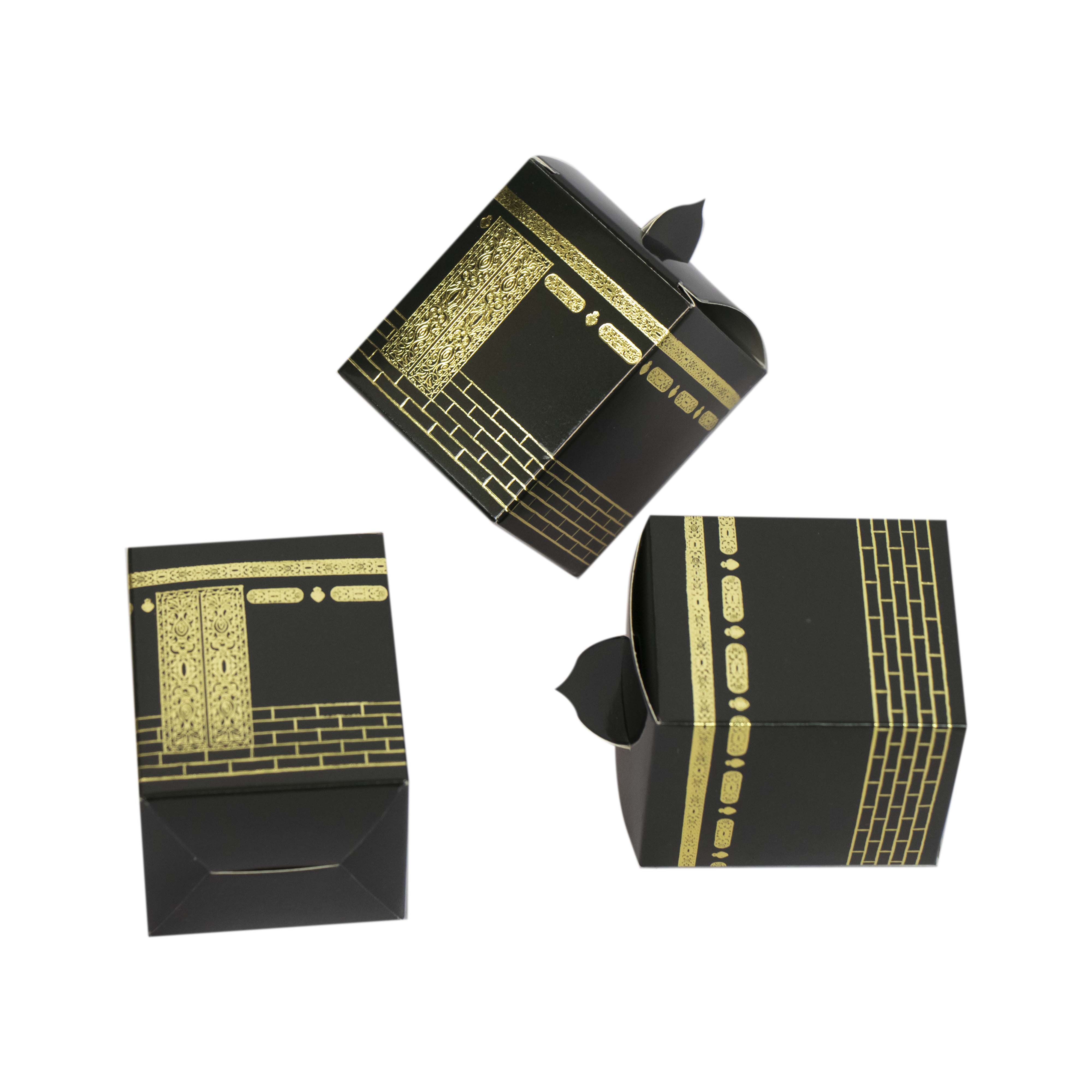 Black And Gold Umrah Mubarak Small Quran Candy Box - Image 3