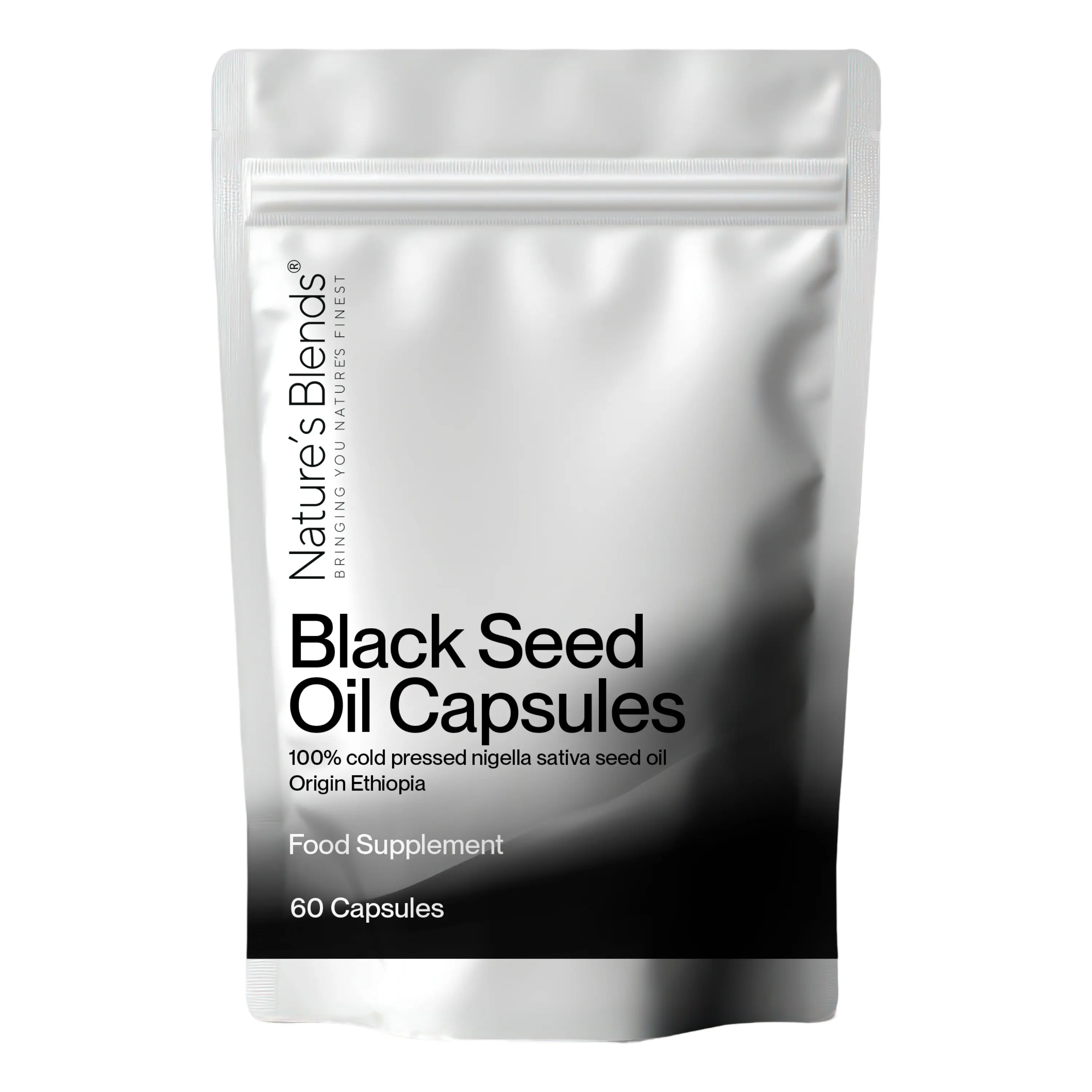 Black Seed Oil Capsules - 60 Capsules (Nature's Blends)