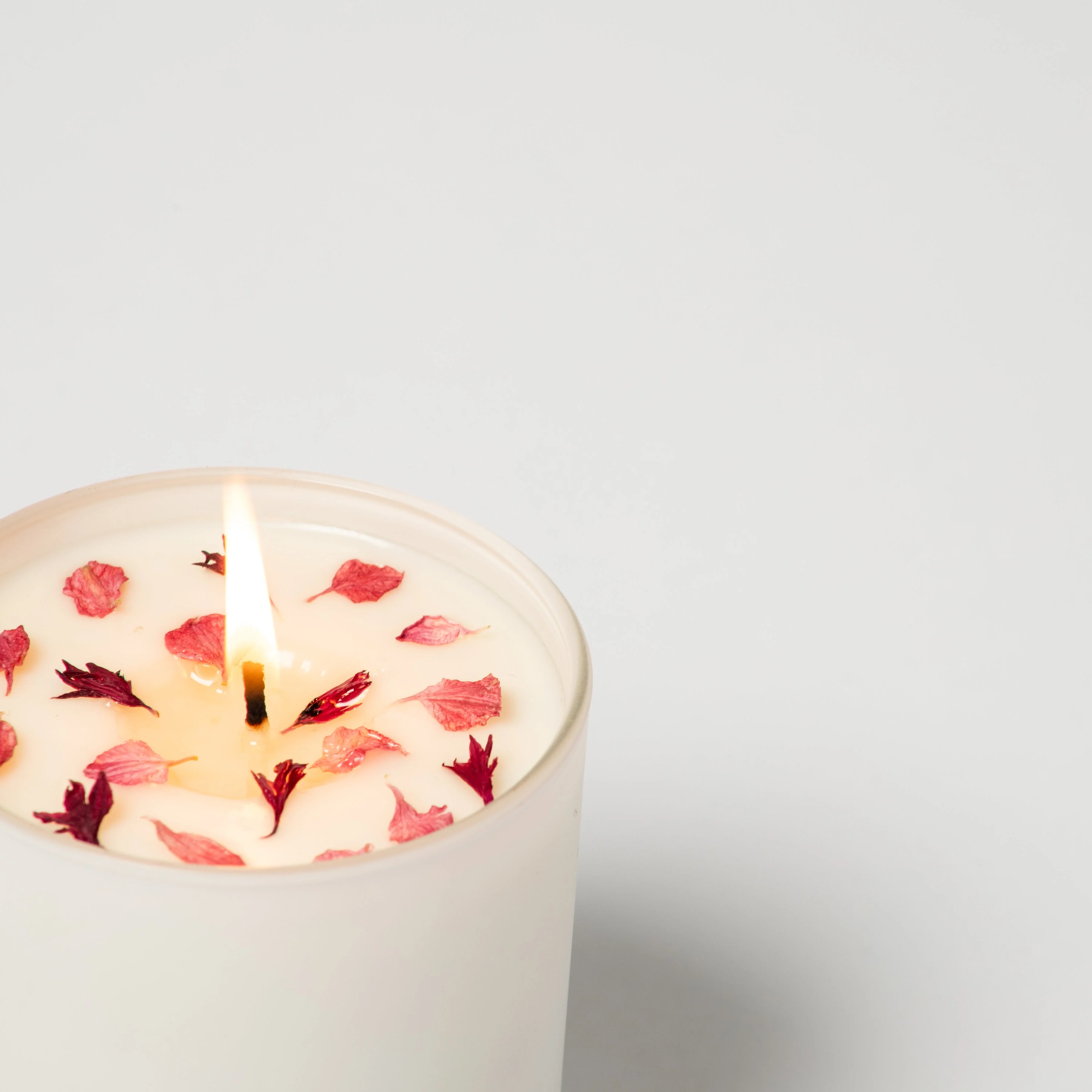Cherry Orchard Glass Candle | Red Fruits, Vetiver & Sweet Musk | Take time to indulge... | Shifa Aromas - Image 2