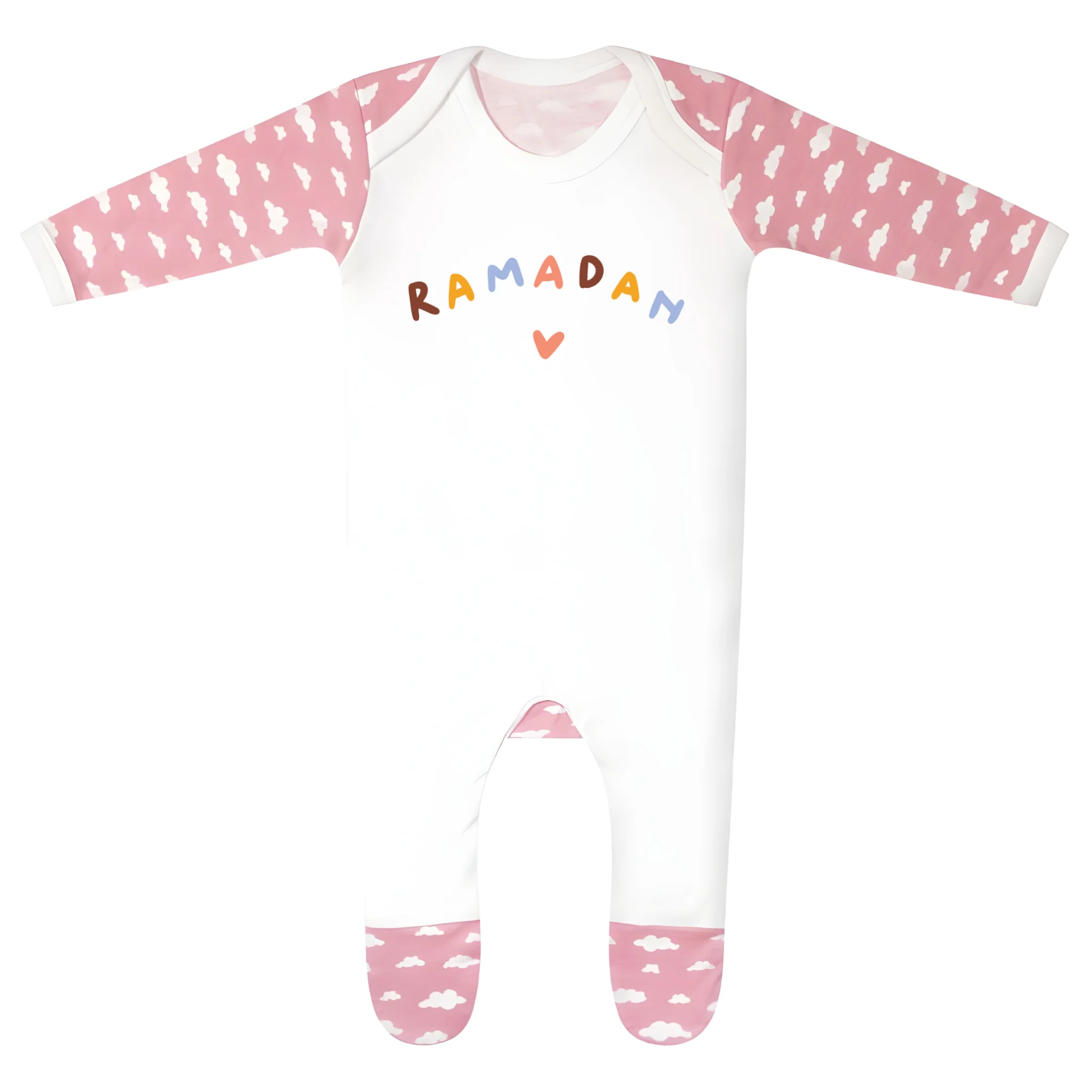 Classic Baby Cloud Sleepsuit - Ramadan Love - Image 3