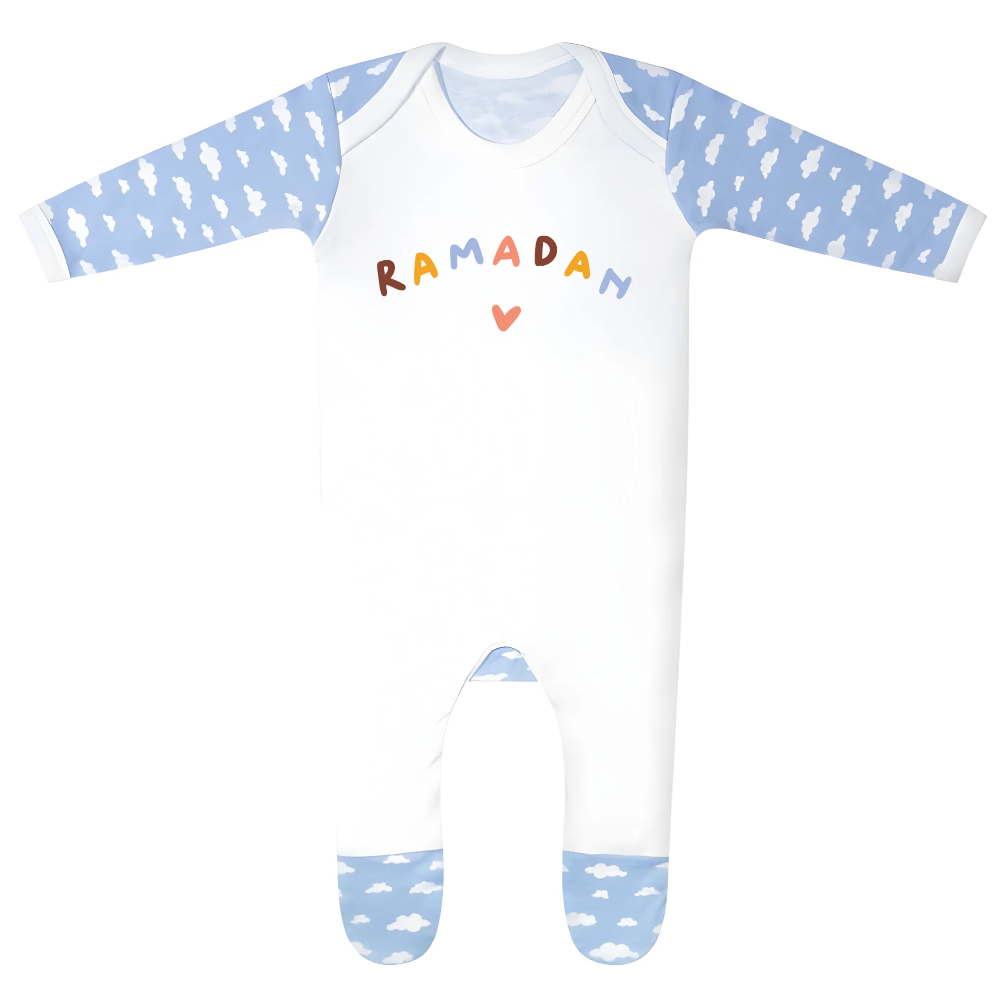Classic Baby Cloud Sleepsuit - Ramadan Love - Image 4