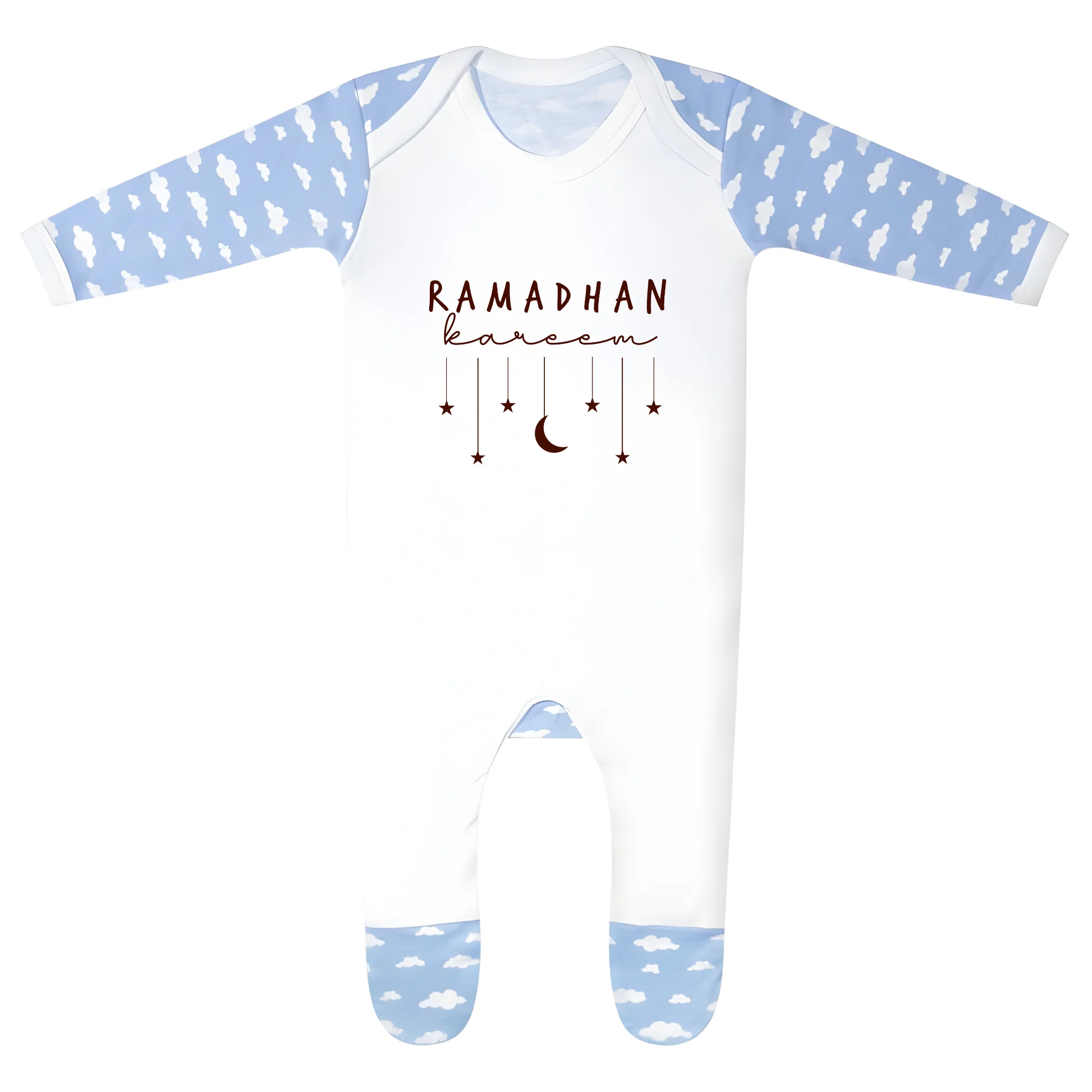 Classic Baby Cloud Sleepsuit - Ramadan Star - Image 3