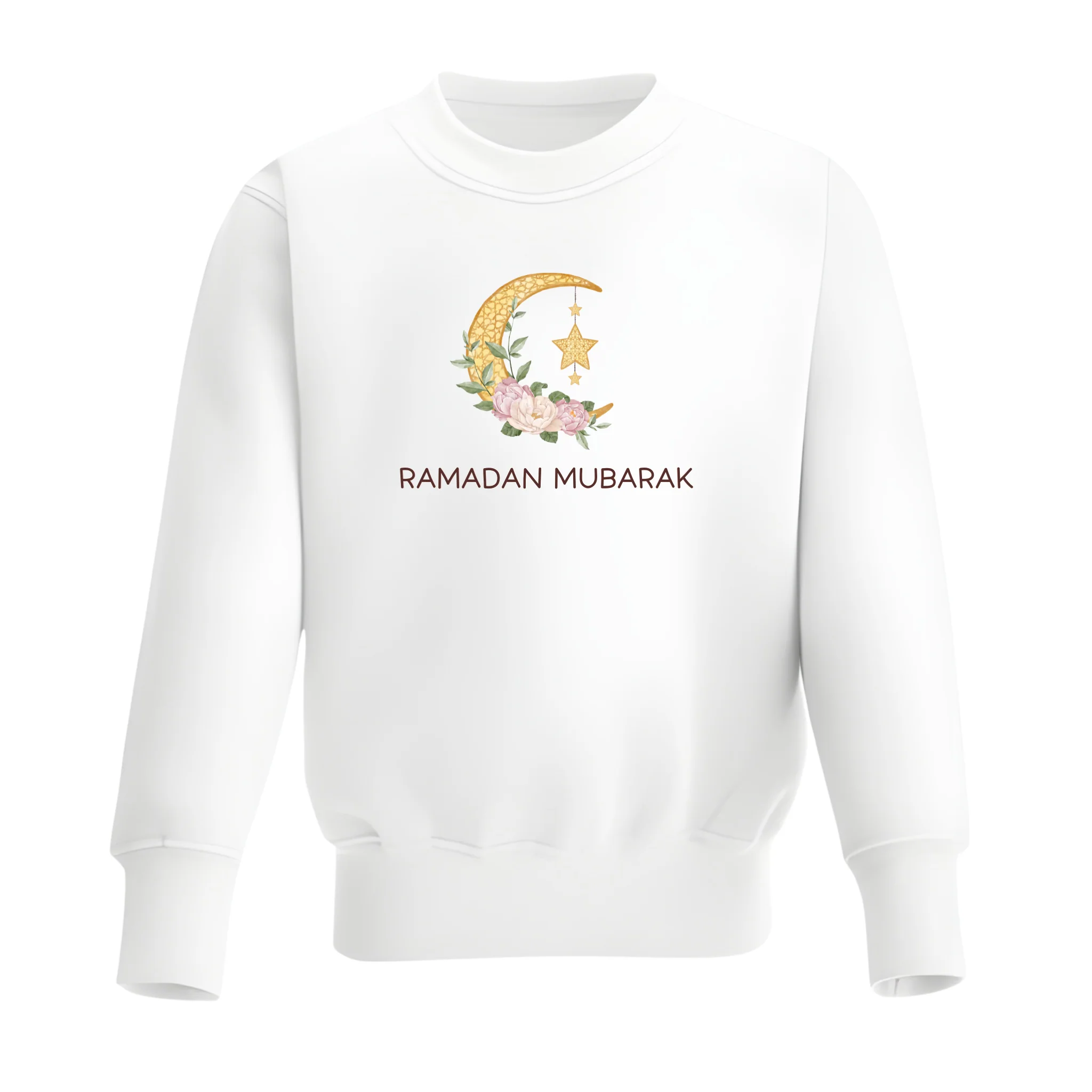 Classic Baby & Kids Sweatshirt - Ramadan Floral Moon - Image 5