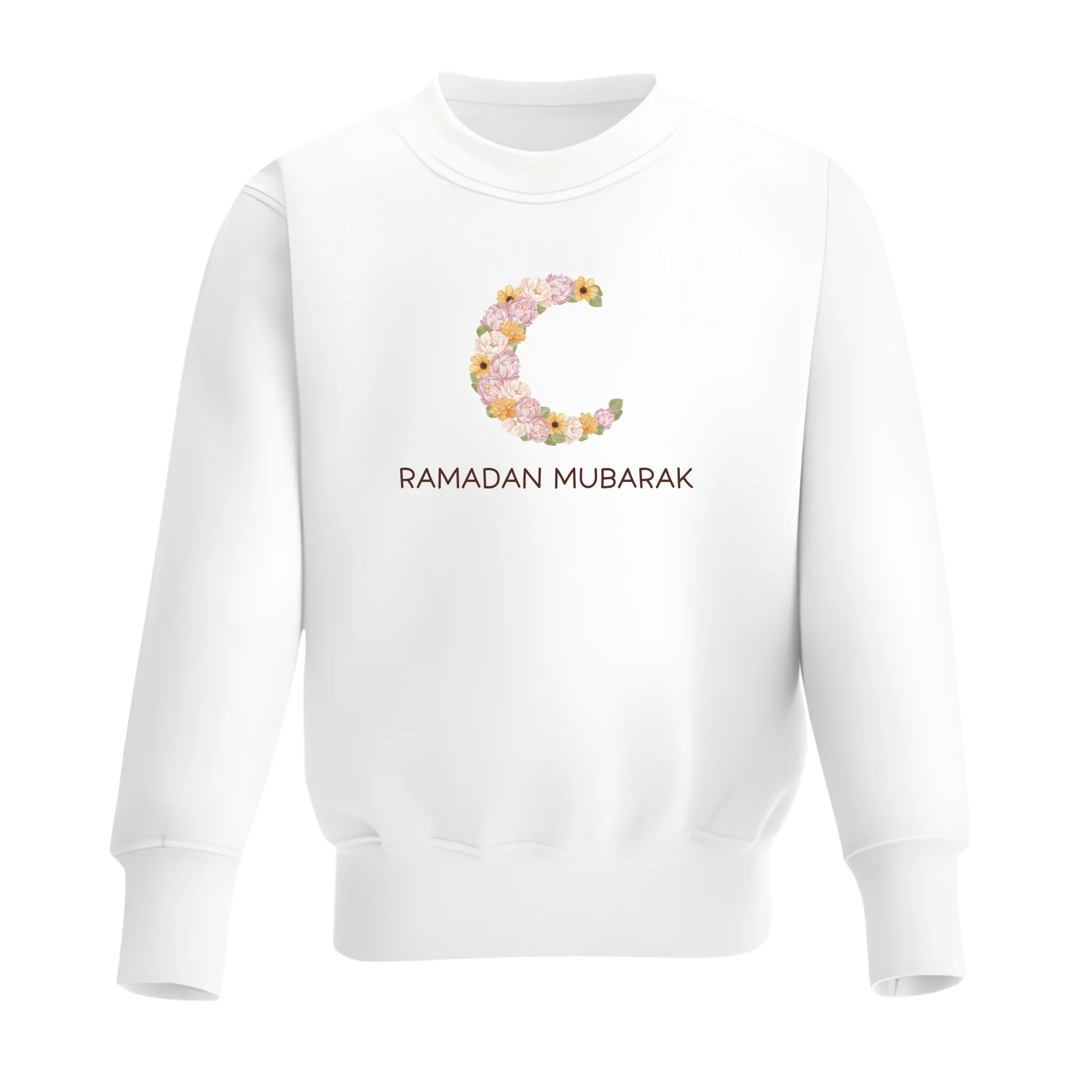 Classic Baby & Kids Sweatshirt - Ramadan Floral Moon - Image 7