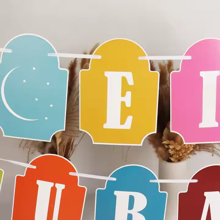 Colorful Eid Mubarak Banner - Image 3