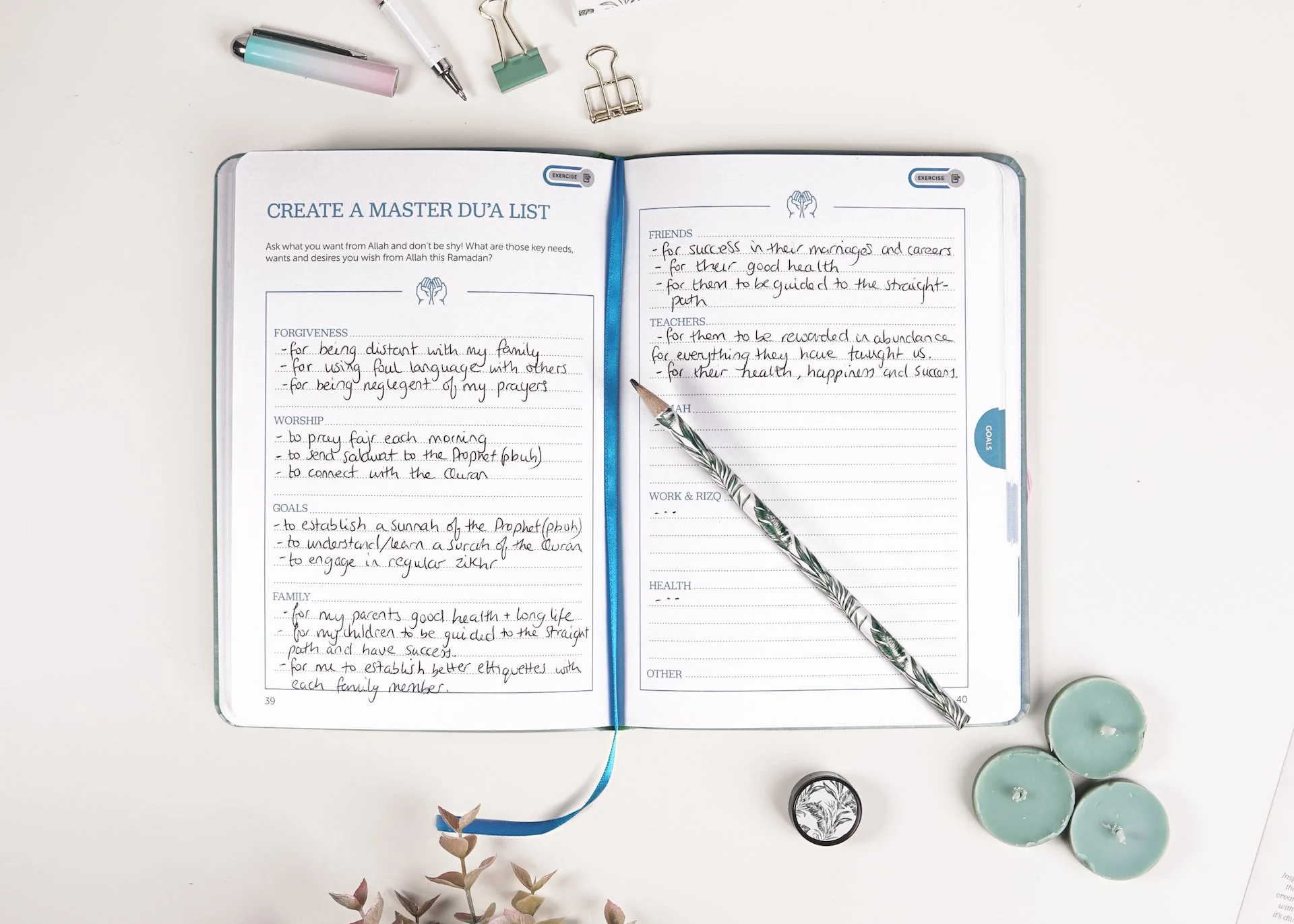 Ramadan Legacy Planner Luxury Gift Box: Planner & Engraved Pen (2021 Edition) - Image 3