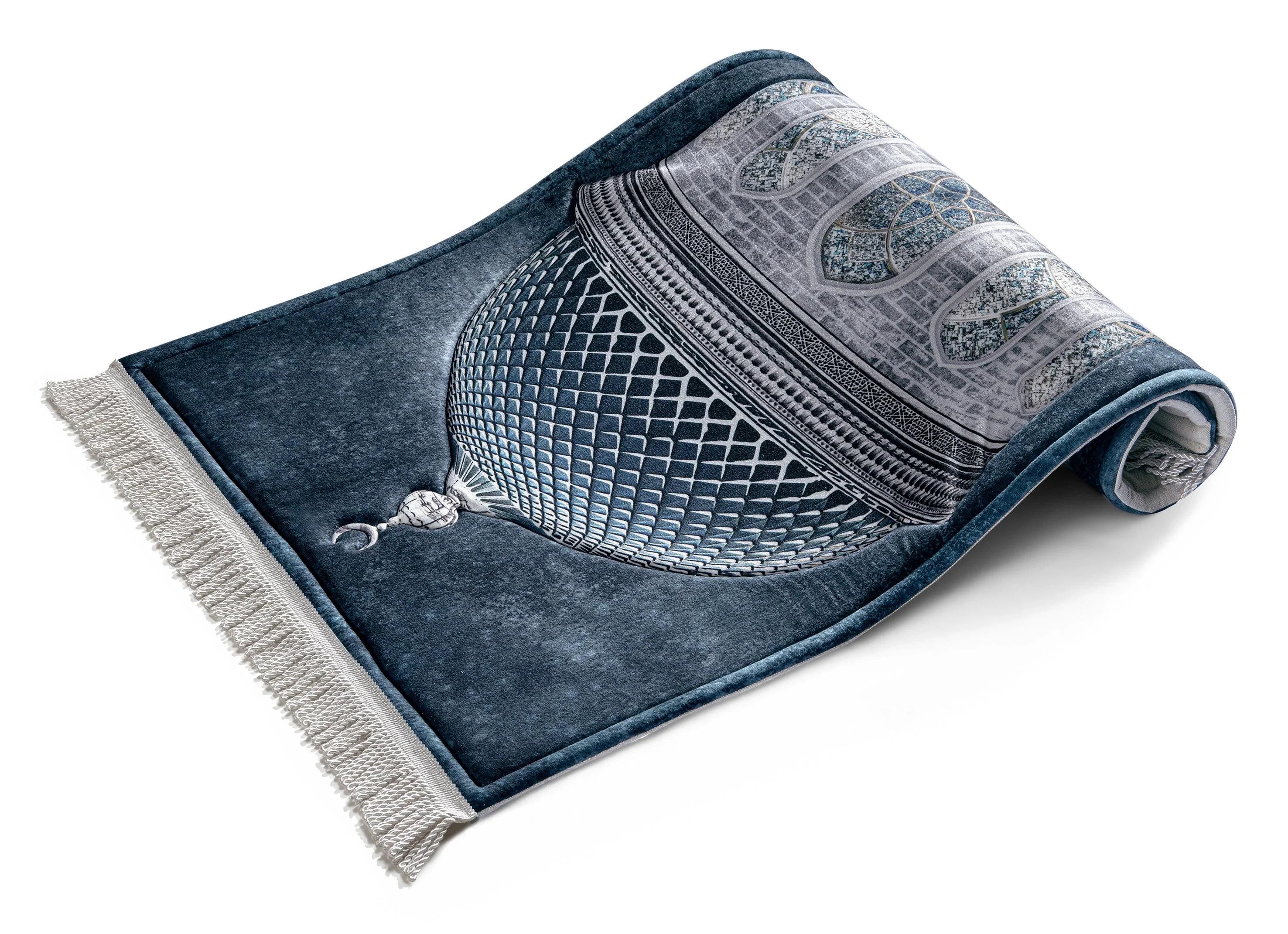 Crystal Dome Premium Padded Prayer Mat - Urban Rugs® - Image 2