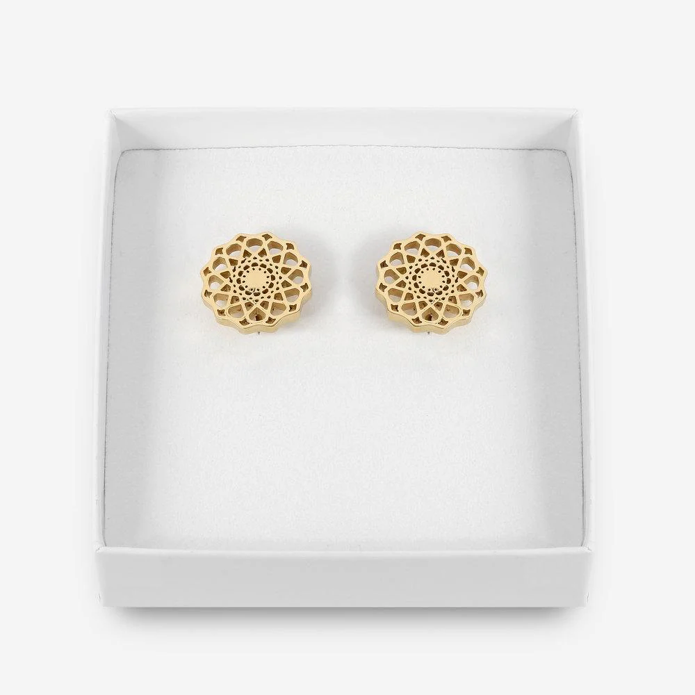 Cufflink and Tie Clip Gift Set - Gold - Image 4