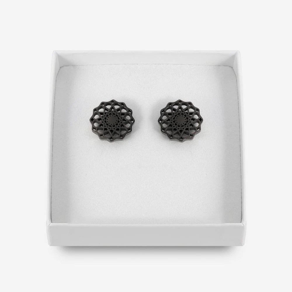 Cufflink and Tie Clip Gift Set - Grey - Image 6