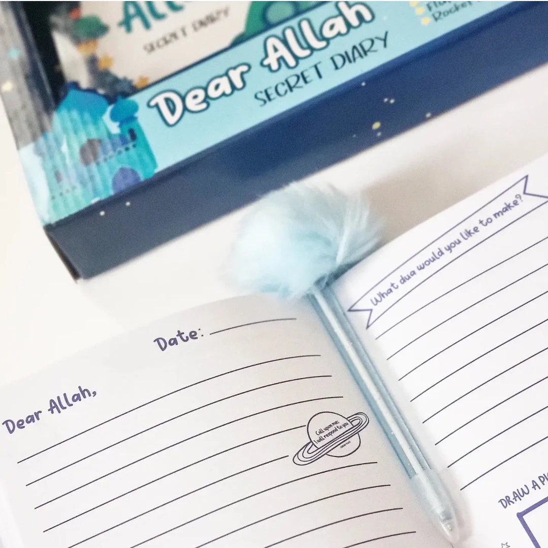 Dear Allah Secret Diary - Blue - Image 3