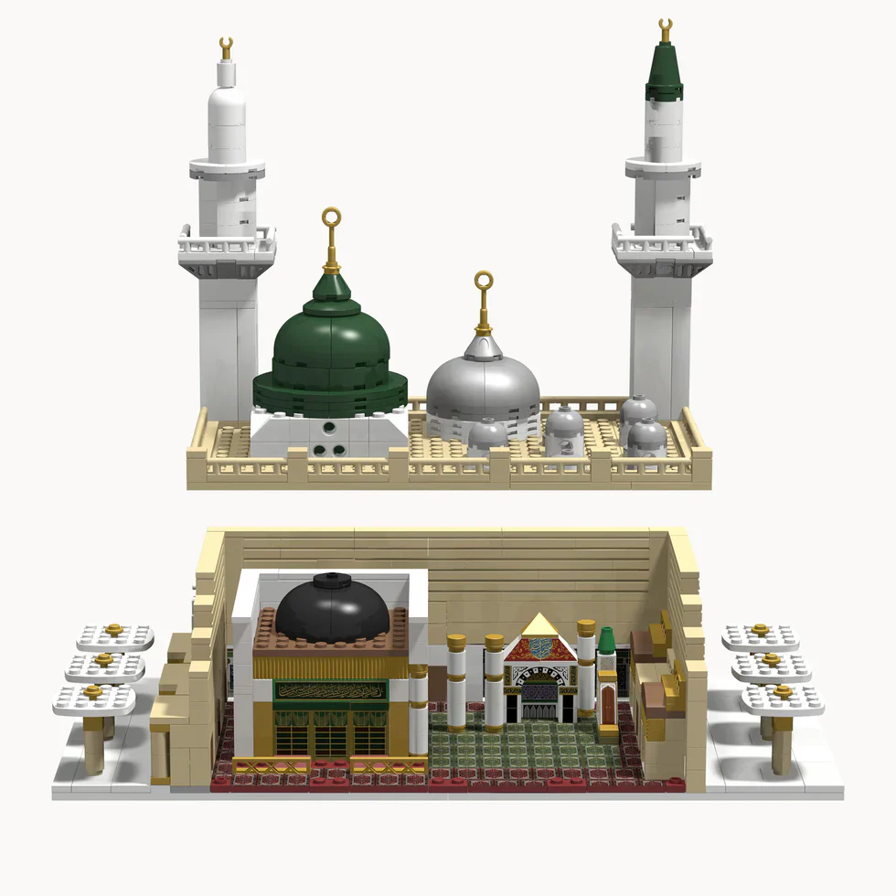DEENBLOCKS™ Masjid An Nabawi | Build and Learn Educational Building Blocks Toy - Image 6