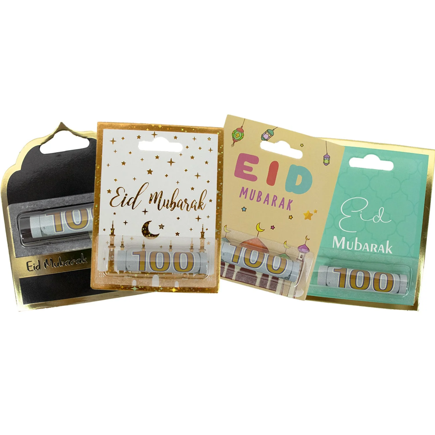 DIY Eid Mubarak Money Card Holder – Kids Edition with Plastic Holder - Image 3