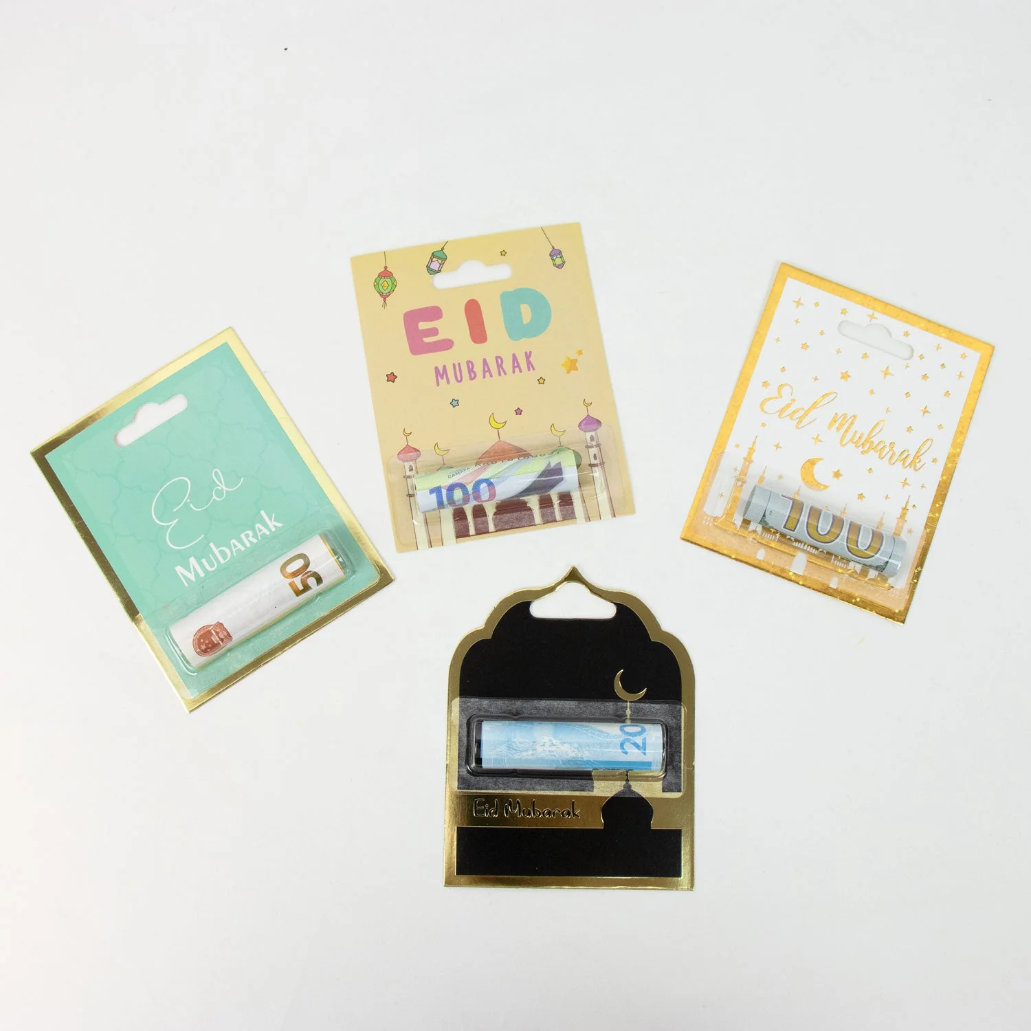 DIY Eid Mubarak Money Card Holder – Kids Edition with Plastic Holder - Image 5