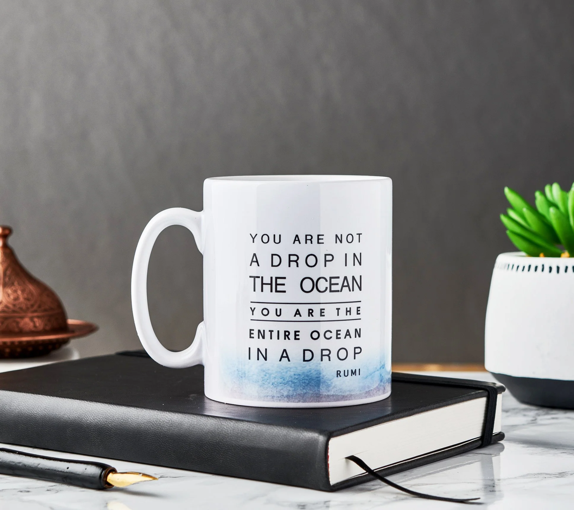 Drop in the ocean... Quote - Mug