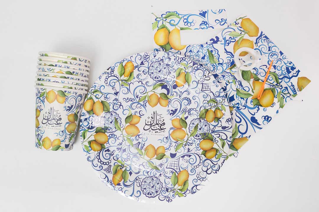 Eid 'Amalfi Lemons' Tableware Set