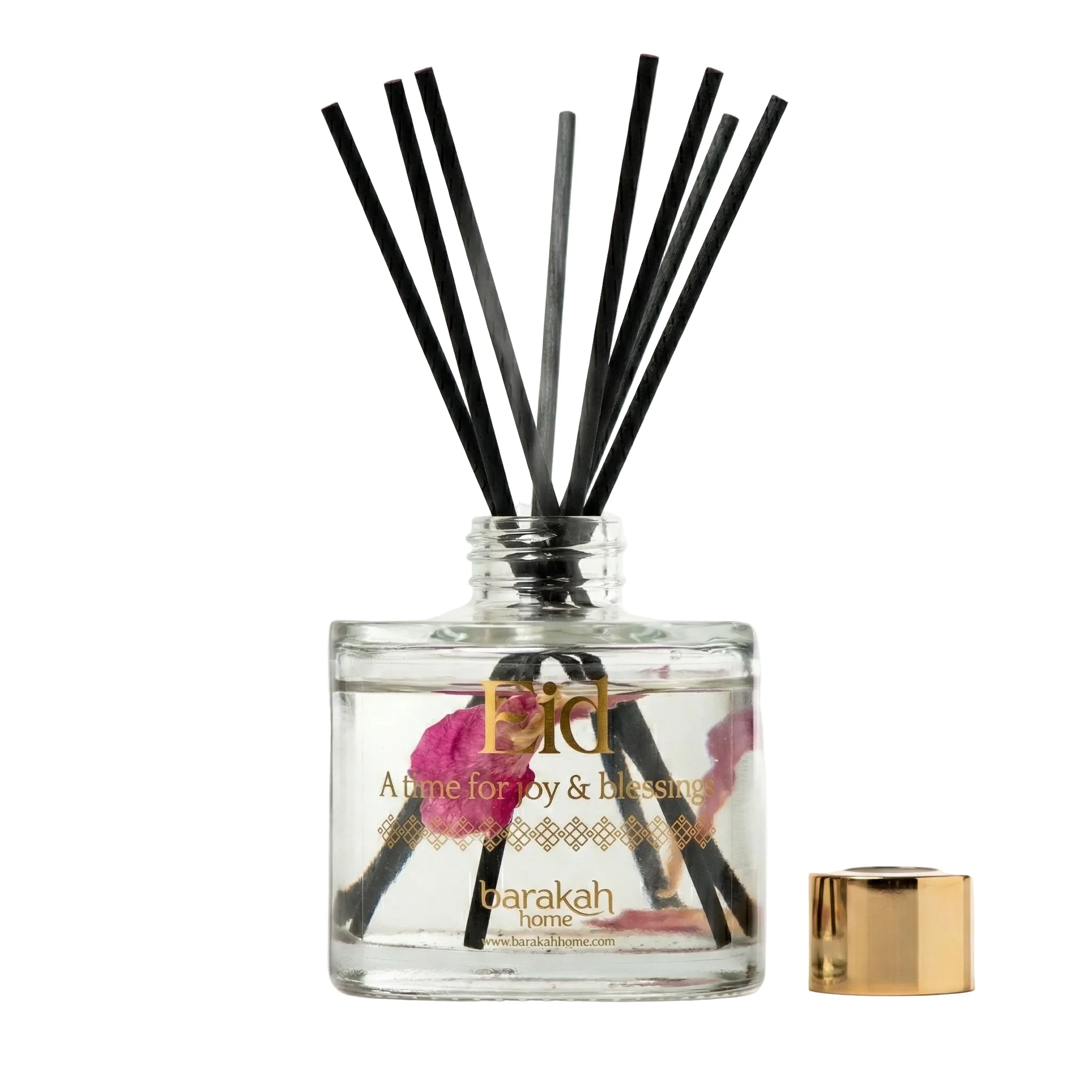 Eid Gift Diffuser by Barakah Home - Rose, Peony & Oud - 100ml