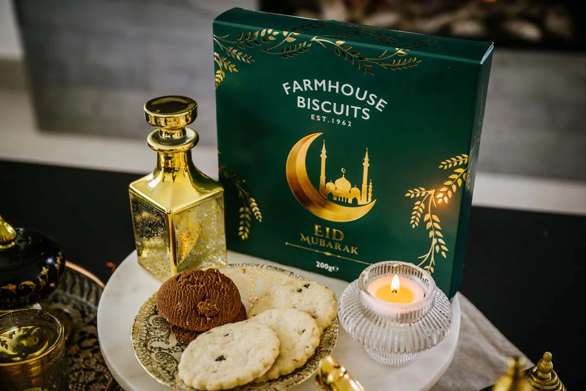 Eid Biscuit Gift Box - Green Mixed Assorted Selection - Image 3