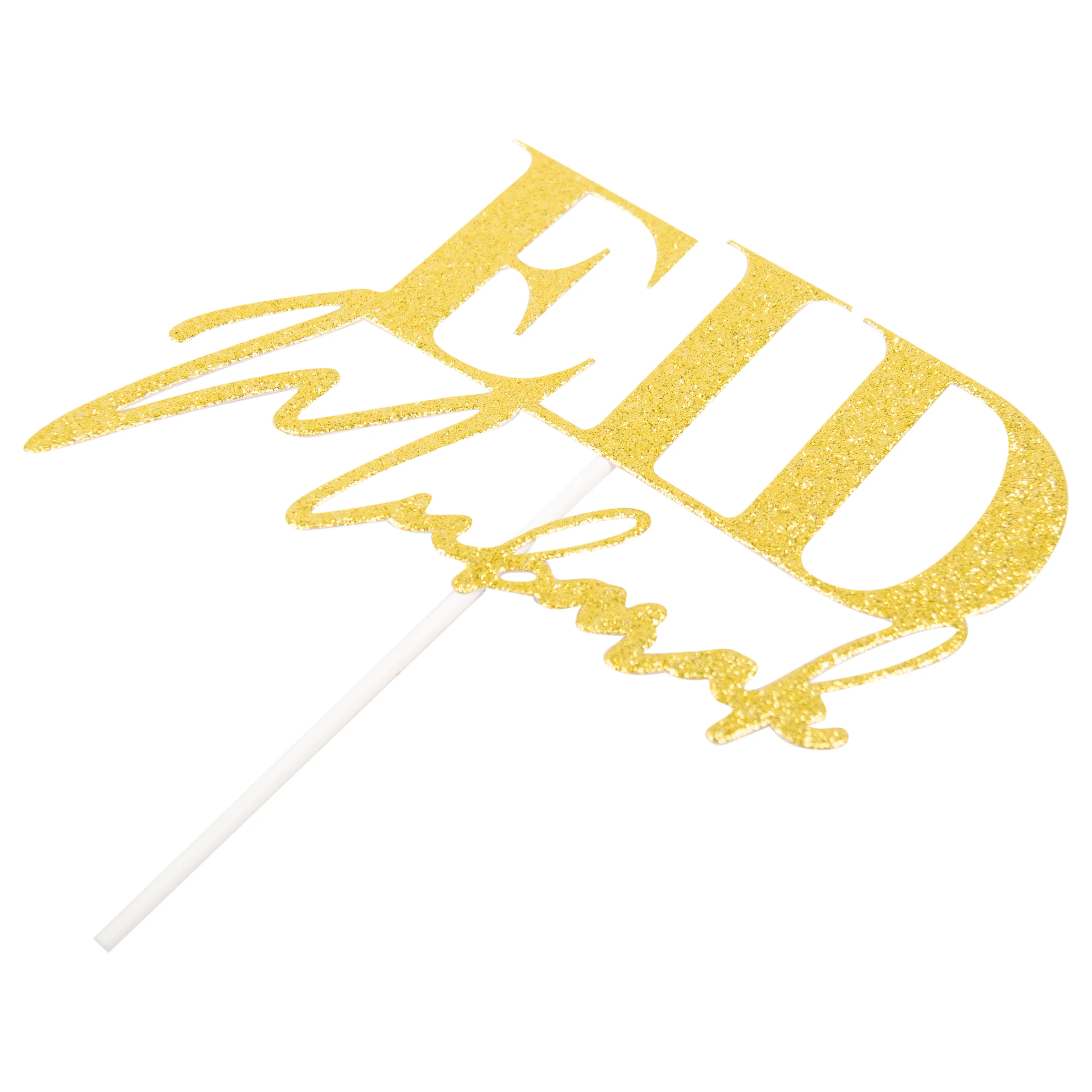 Eid Muarak - Glitter Cupcake Toppers - Times New Roman and Italic - Image 2