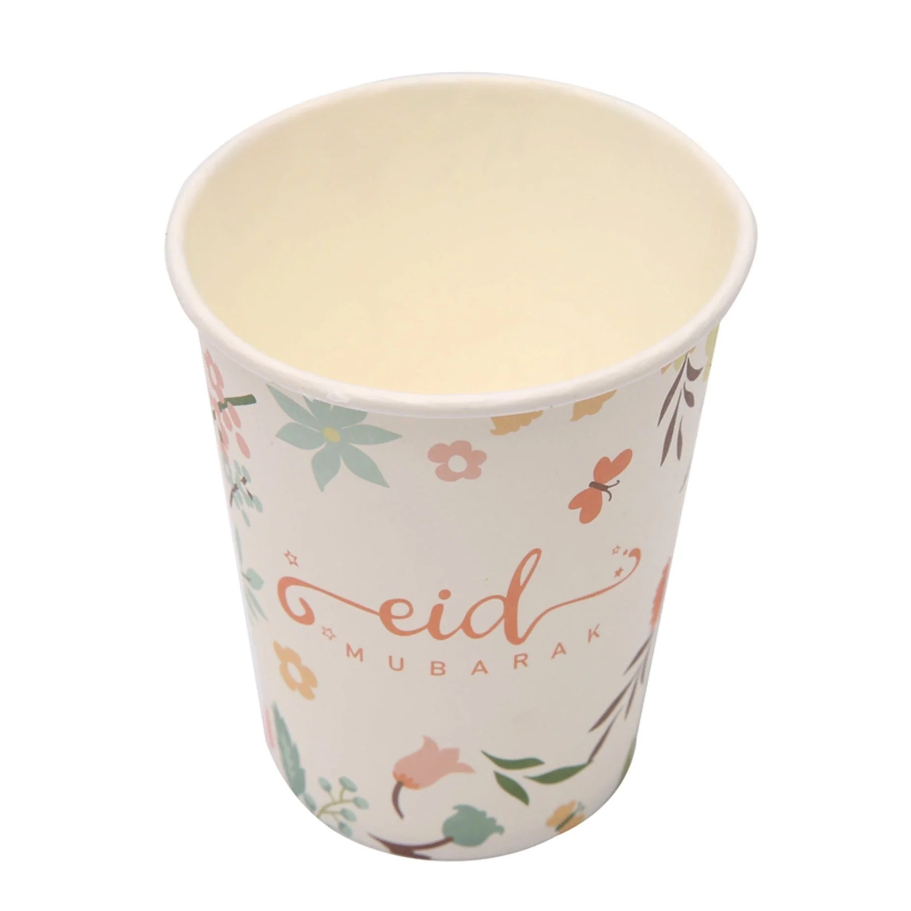 Eid Mubarak Paper Cup - Vintage Floral