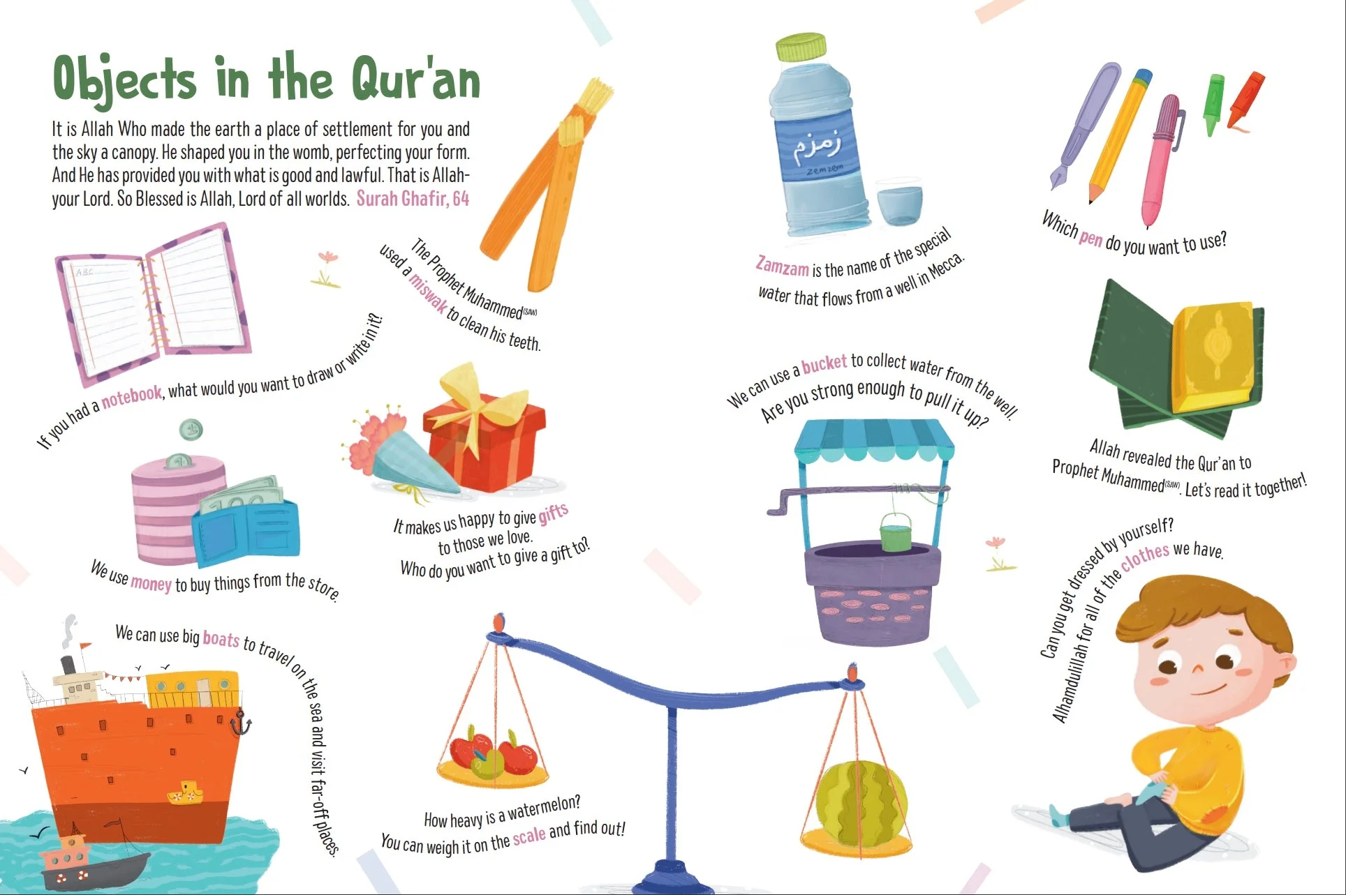 First Words From the Quran | Children's Islamic Board Book - Image 3