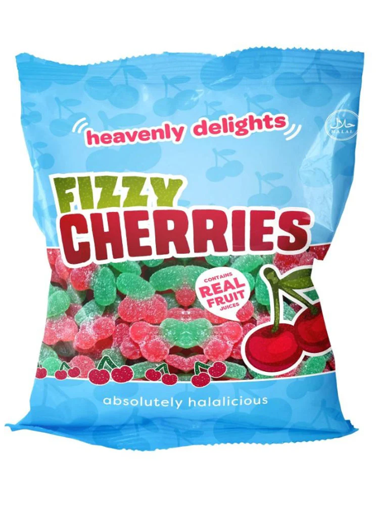 Fizzy Cherries - Heavenly Delights - 70g Bag