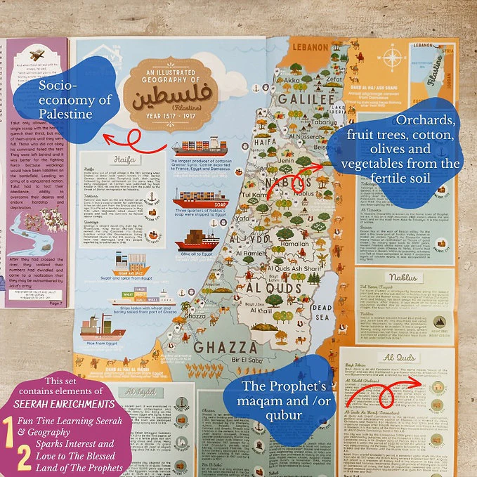 Folding Story Map - Al-Isra' wal Mi'raj and The Story of The Blessed Land - Image 4