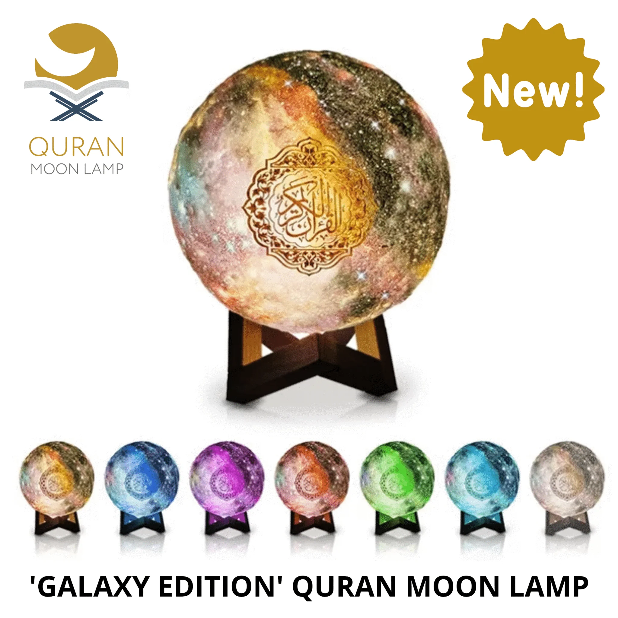 Galaxy Moon Lamp