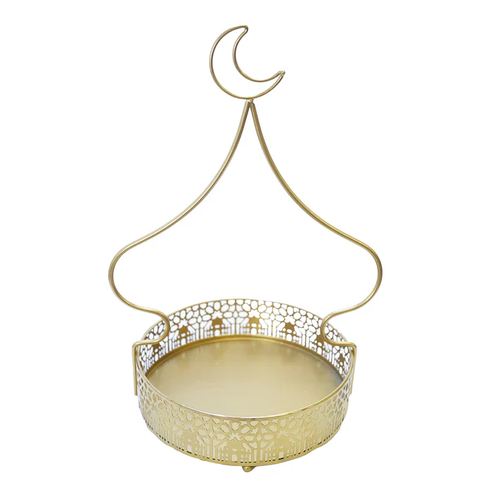 Gold Metal Minaret Silhouette Cookie & Cake Tray - Image 3