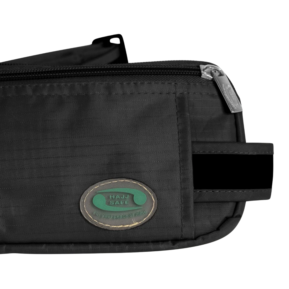 Hajj Safe - Hajj & Umrah Anti-Theft Waist Bag And Ihram Belt (Black) - Image 10